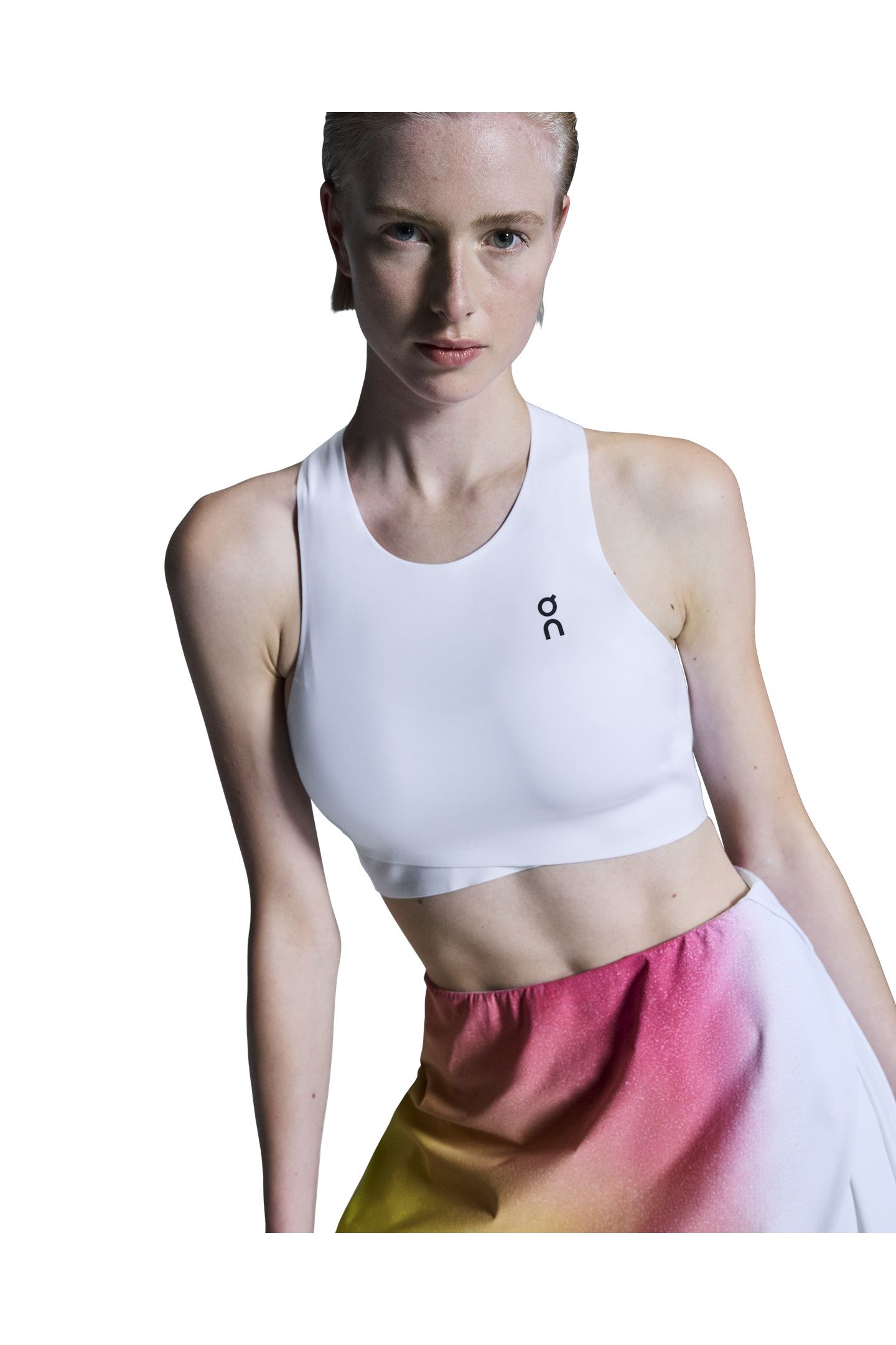 COURT CROP TOP 1 WHITE 5