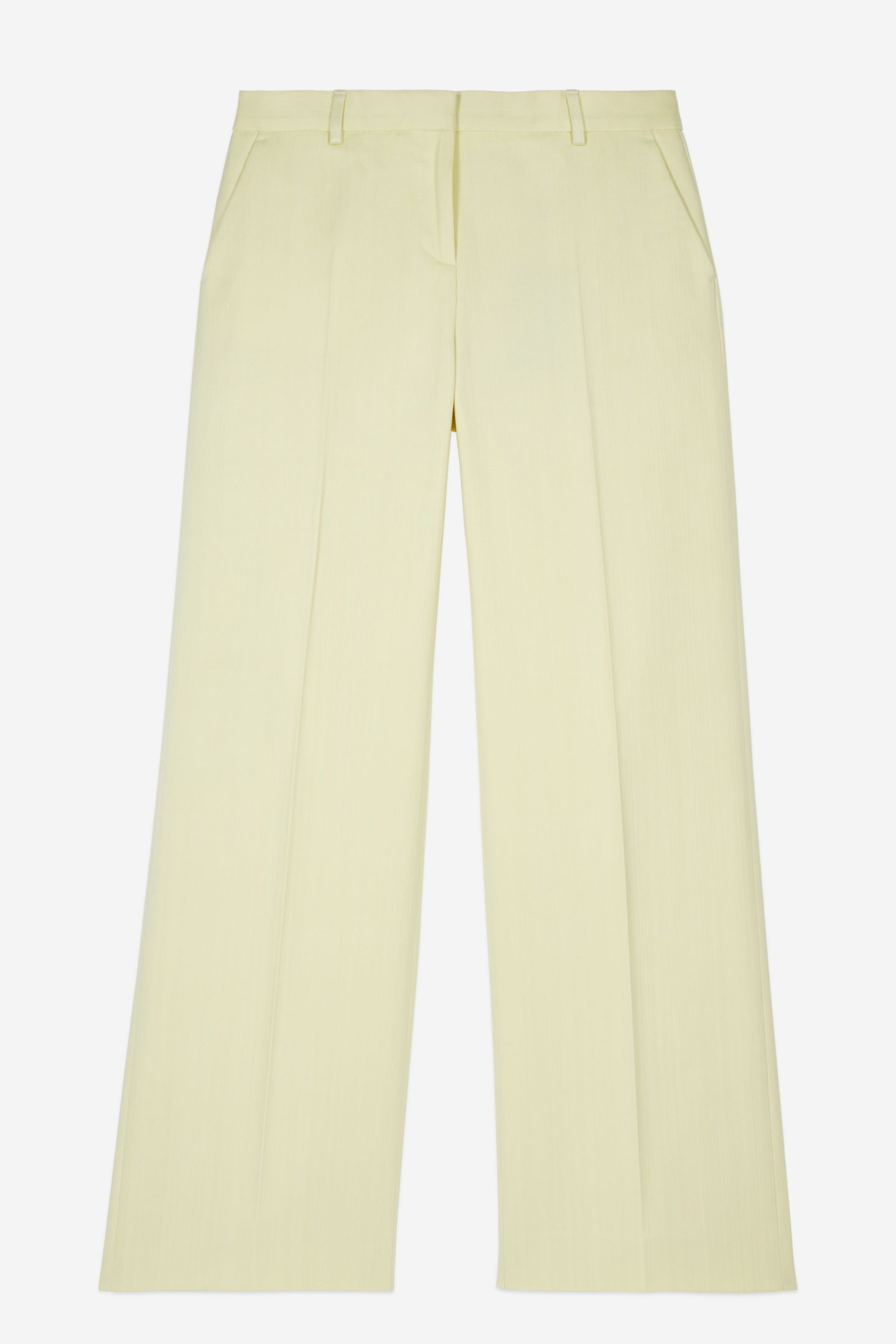 FLARE SUIT PANTS BRIGHT YELLOW 6