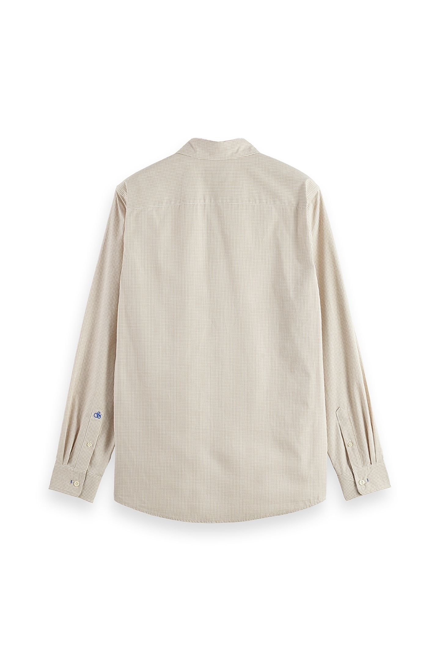 MICRO-CHECK POPLIN SHIRT PLAZA TAUPE MICRO CHECK 4