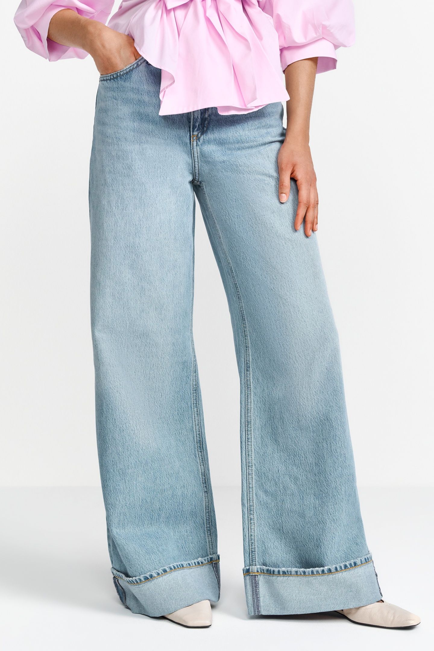 MARLENE ROLL-UP DENIM BLUE 2
