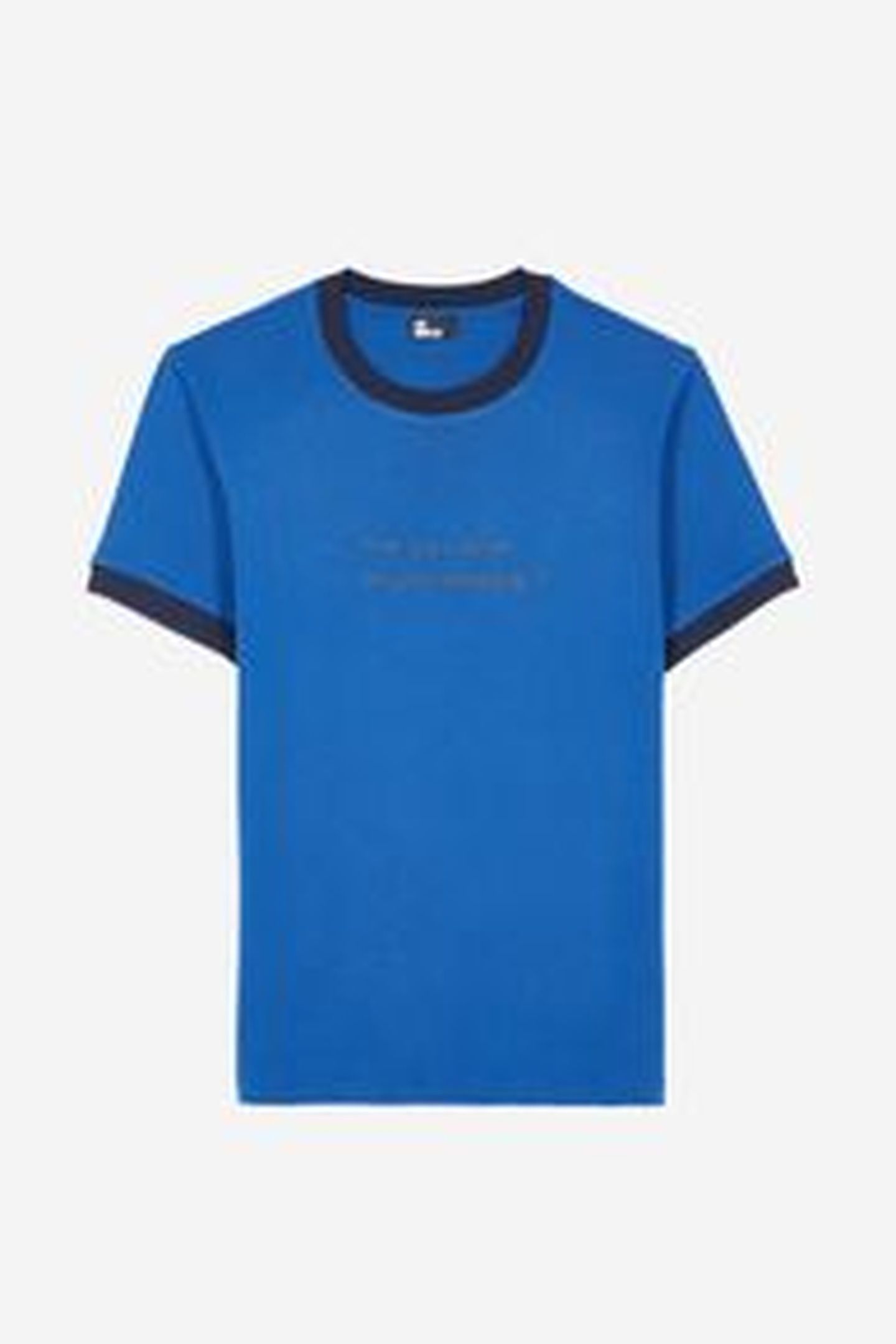 SHORT-SLEEVED T-SHIRT WITH PRINT ON THE FRONT BLUE BRUT 4