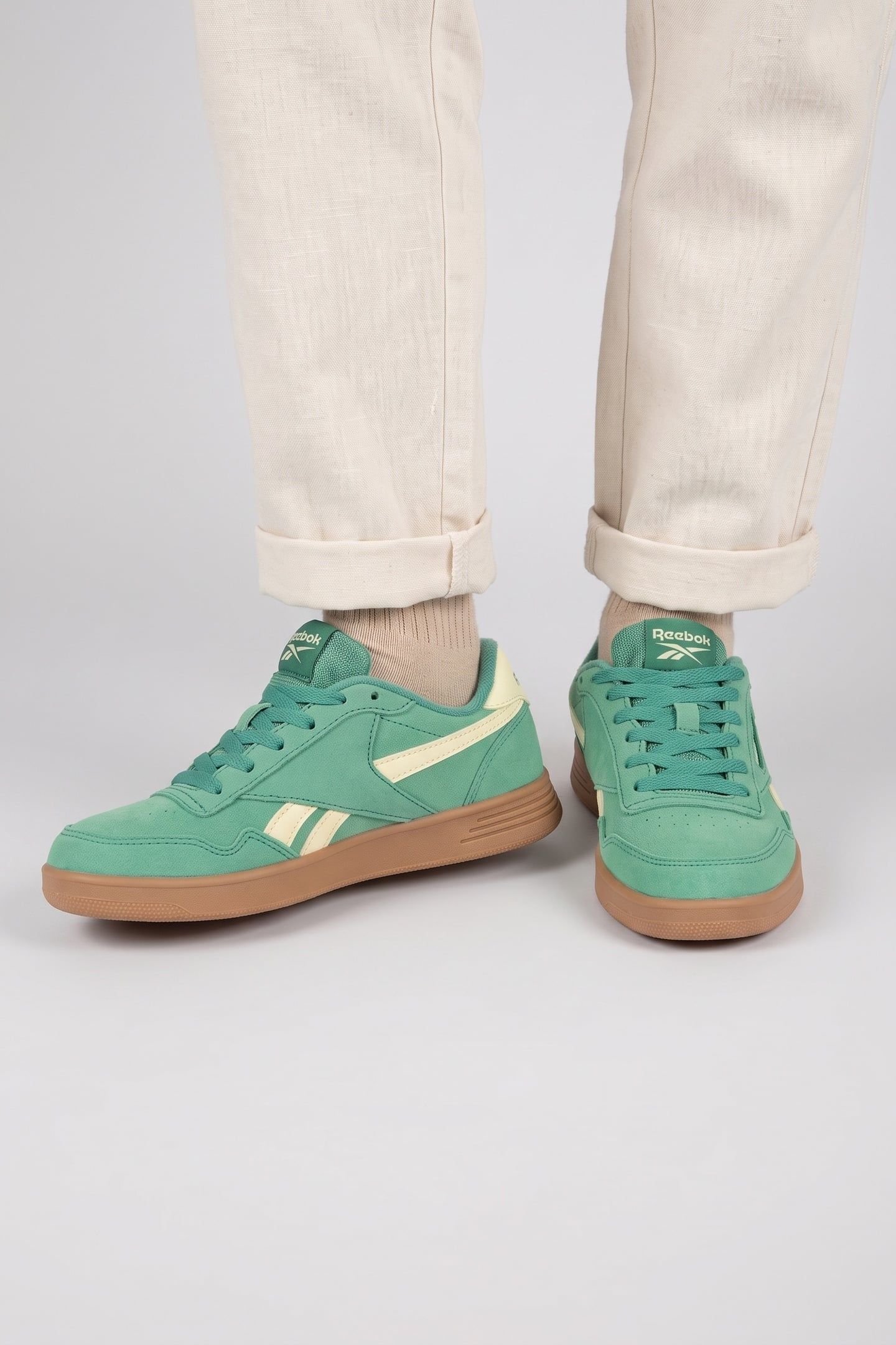 UNISEX COURT ADVANCE UPGRADEGREEN/YELLOWHAZE/GUM 3