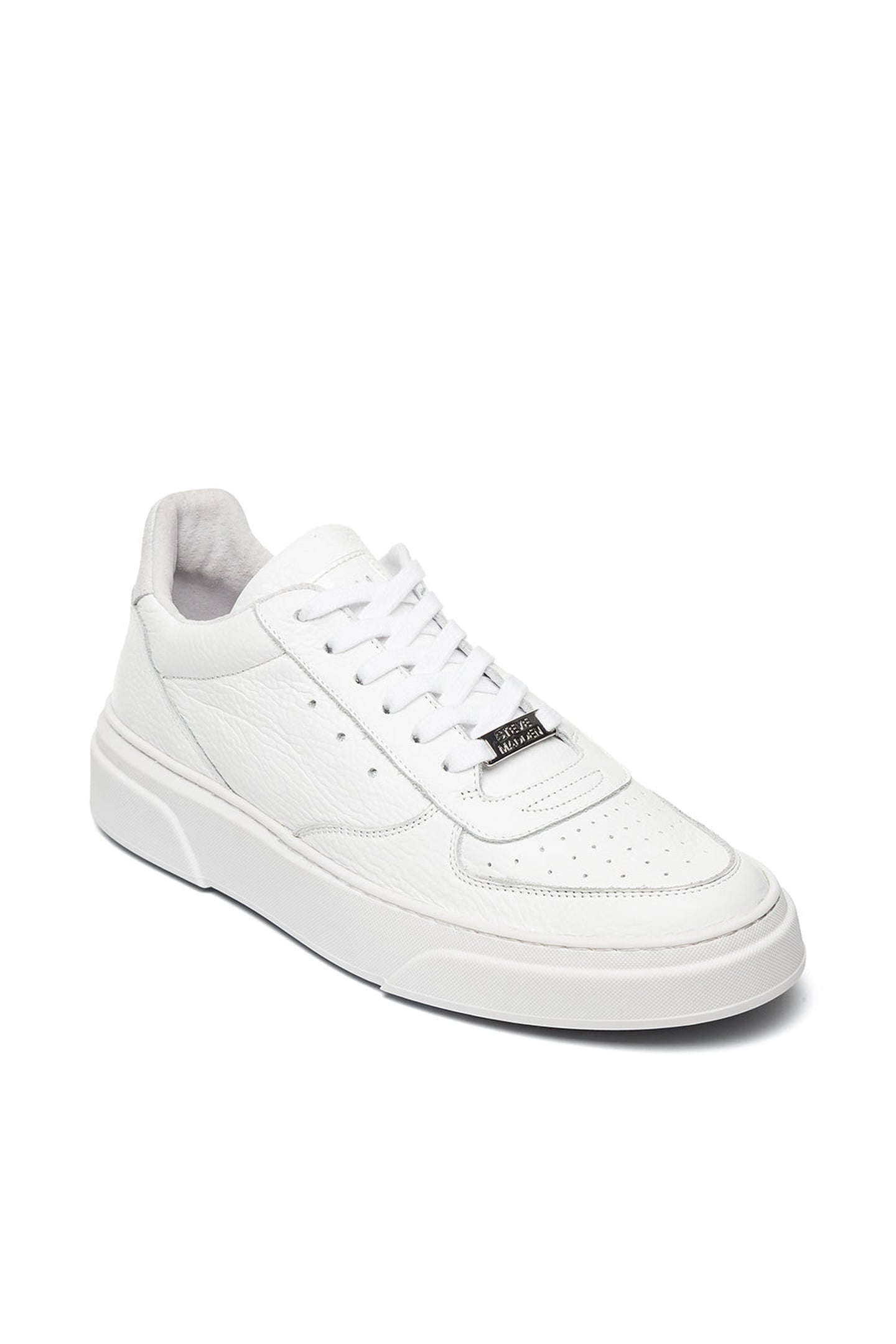 BRENT SNEAKERS WHITE LEATHER 1