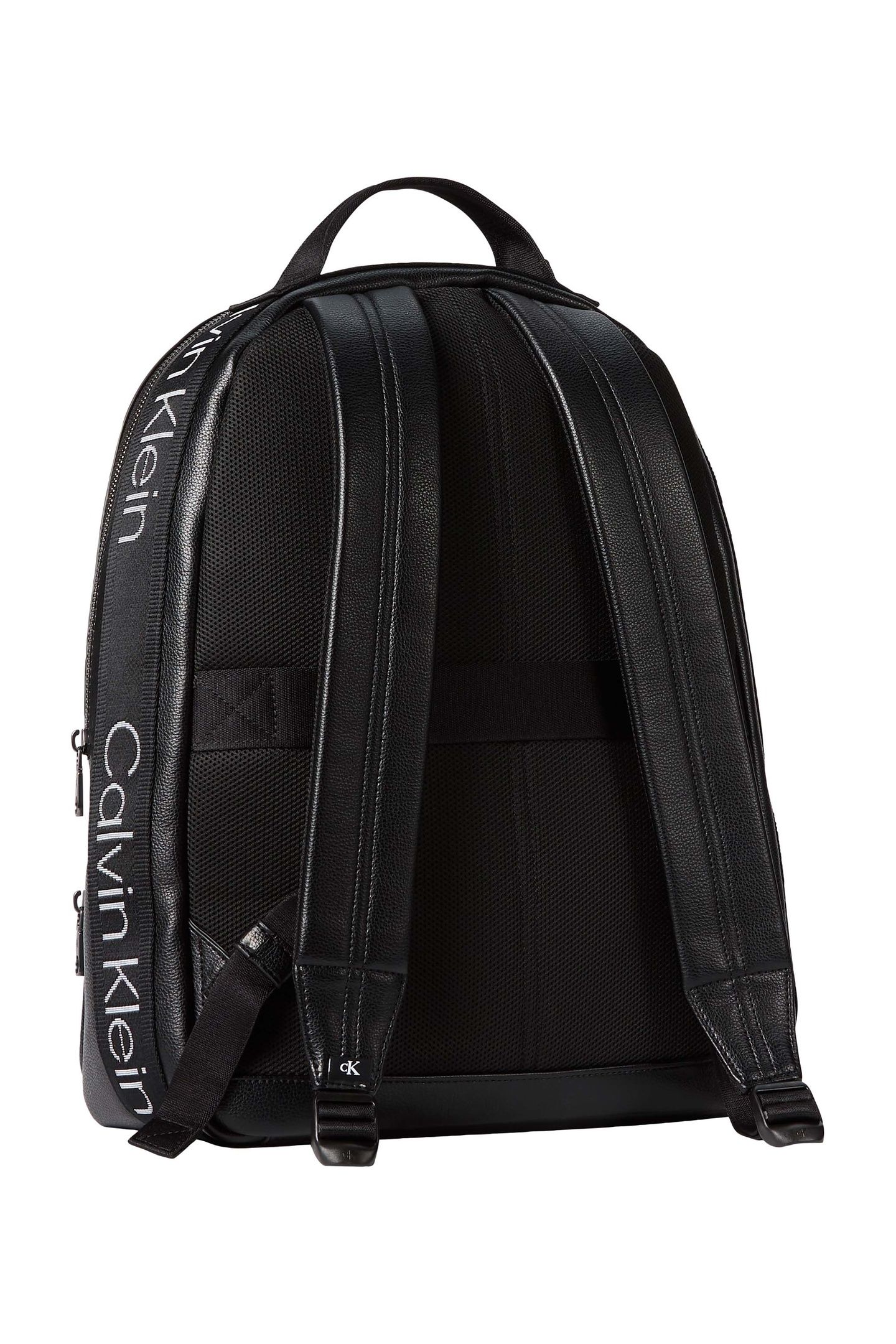 WEBBING STRAP ROUND BACKPACK BLACK/WHITE WEBBING 3