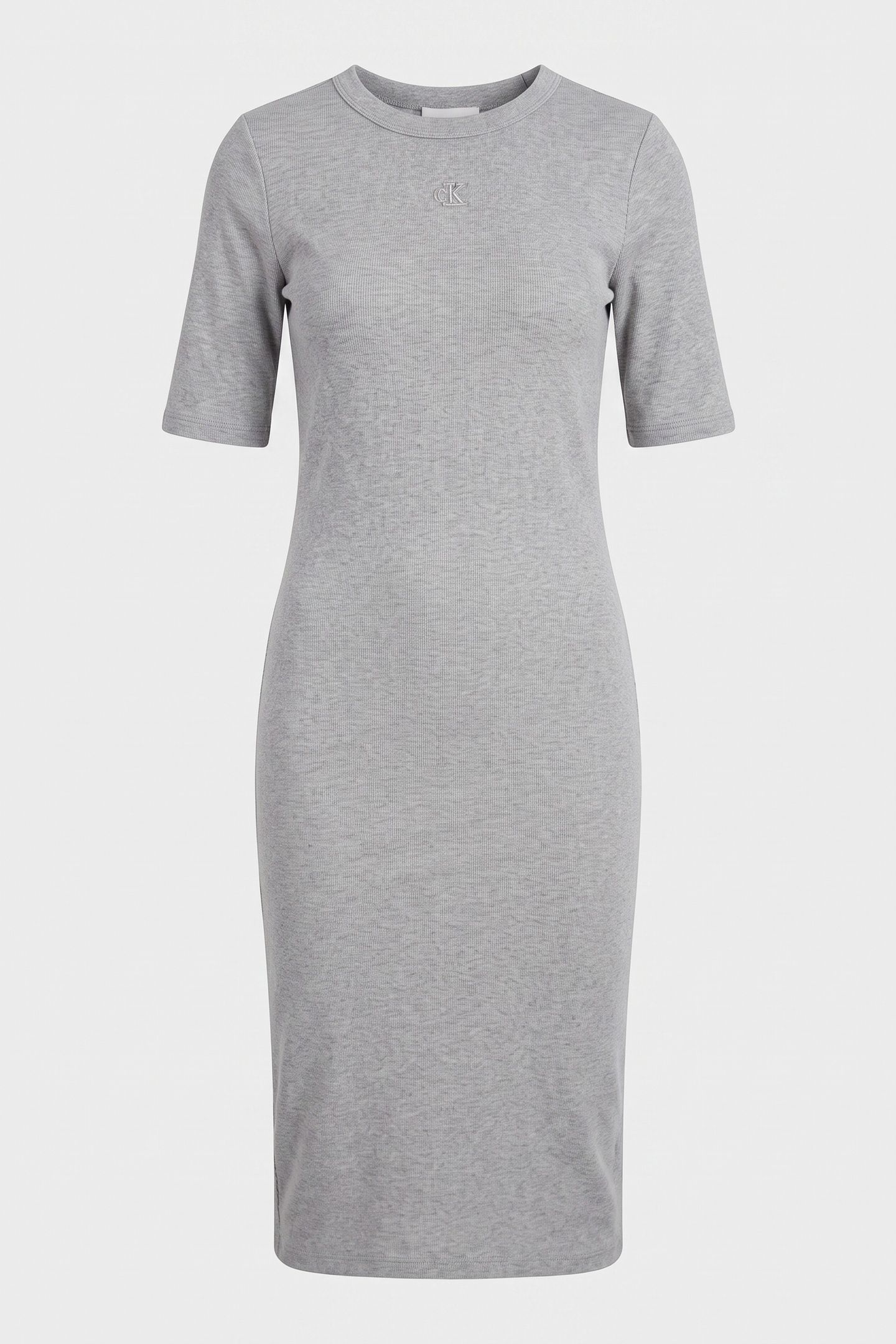 HS 1X1 REFINED COTTON DRESS BC06 GREY HEATHER 3