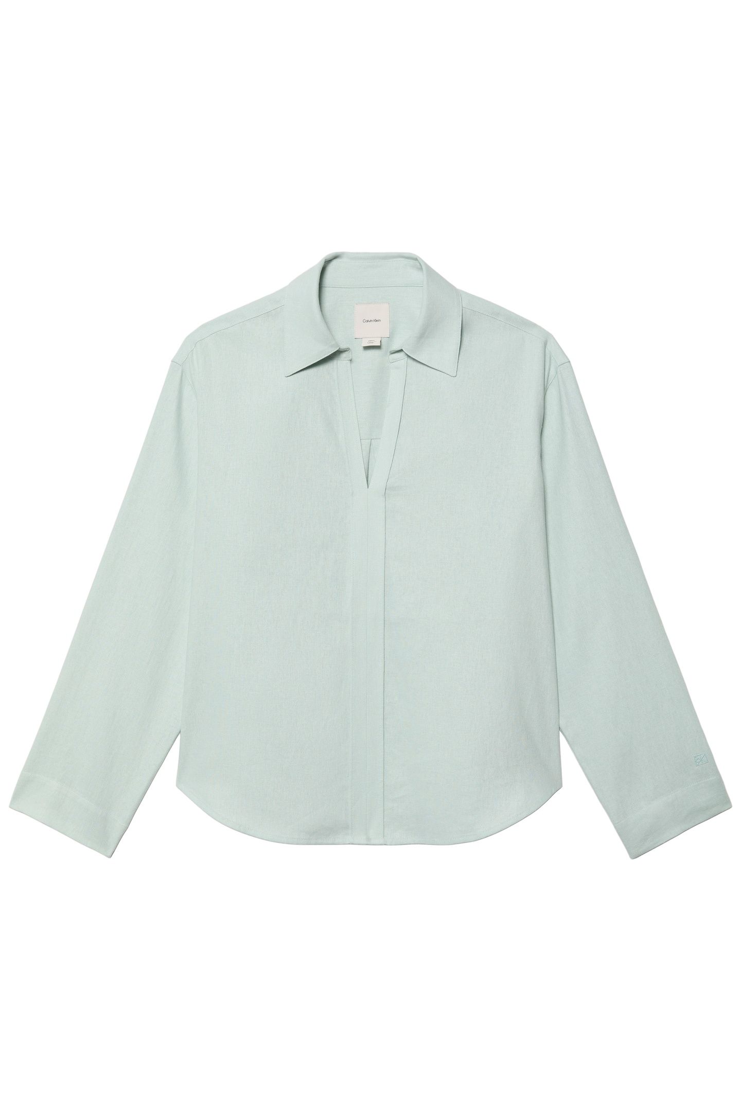 LINEN LS SHIRT PALE MEADOW 4