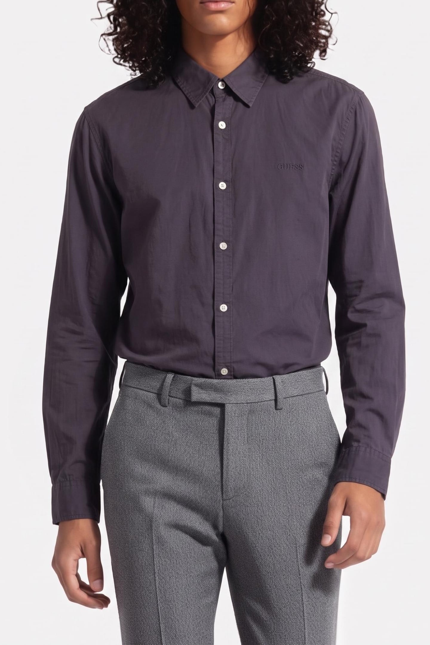 GUESS ECO LS COLLINS SHIRT SMART BLUE 1