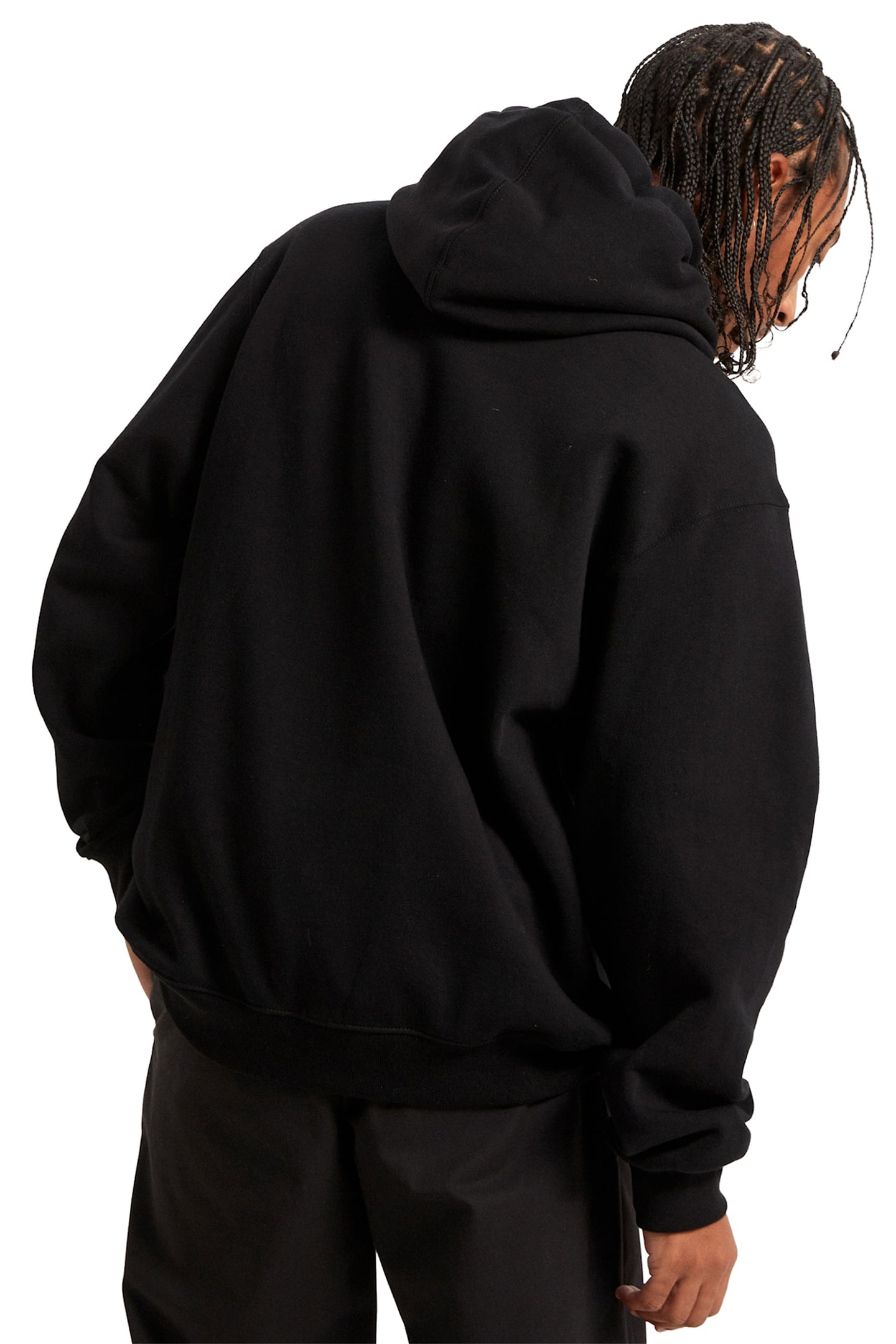 LEFT CHEST II LOOSE PULLOVER BLACK 4