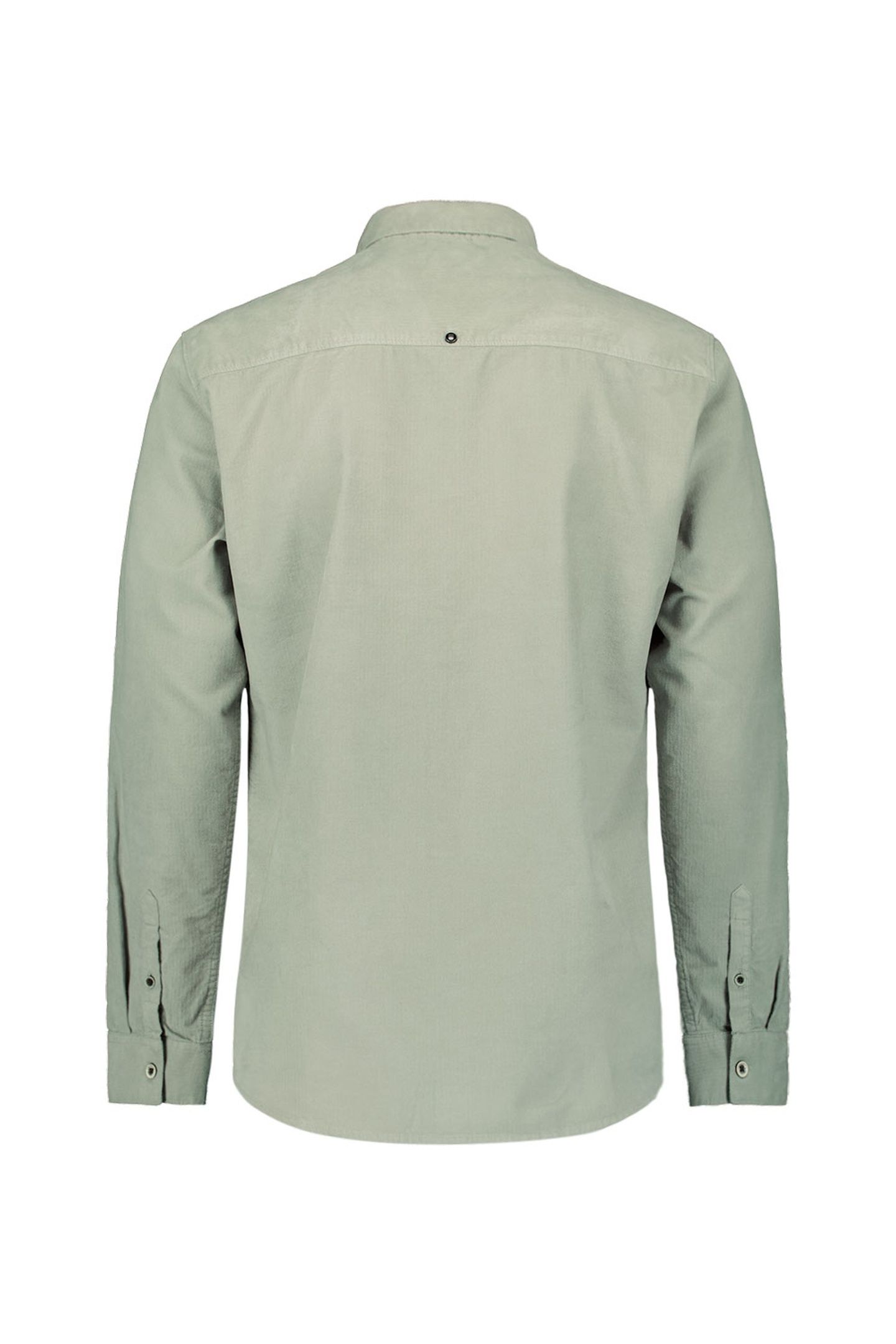 SHIRT SOLID FINE HERRINGBONE LIGHT MOSS 6