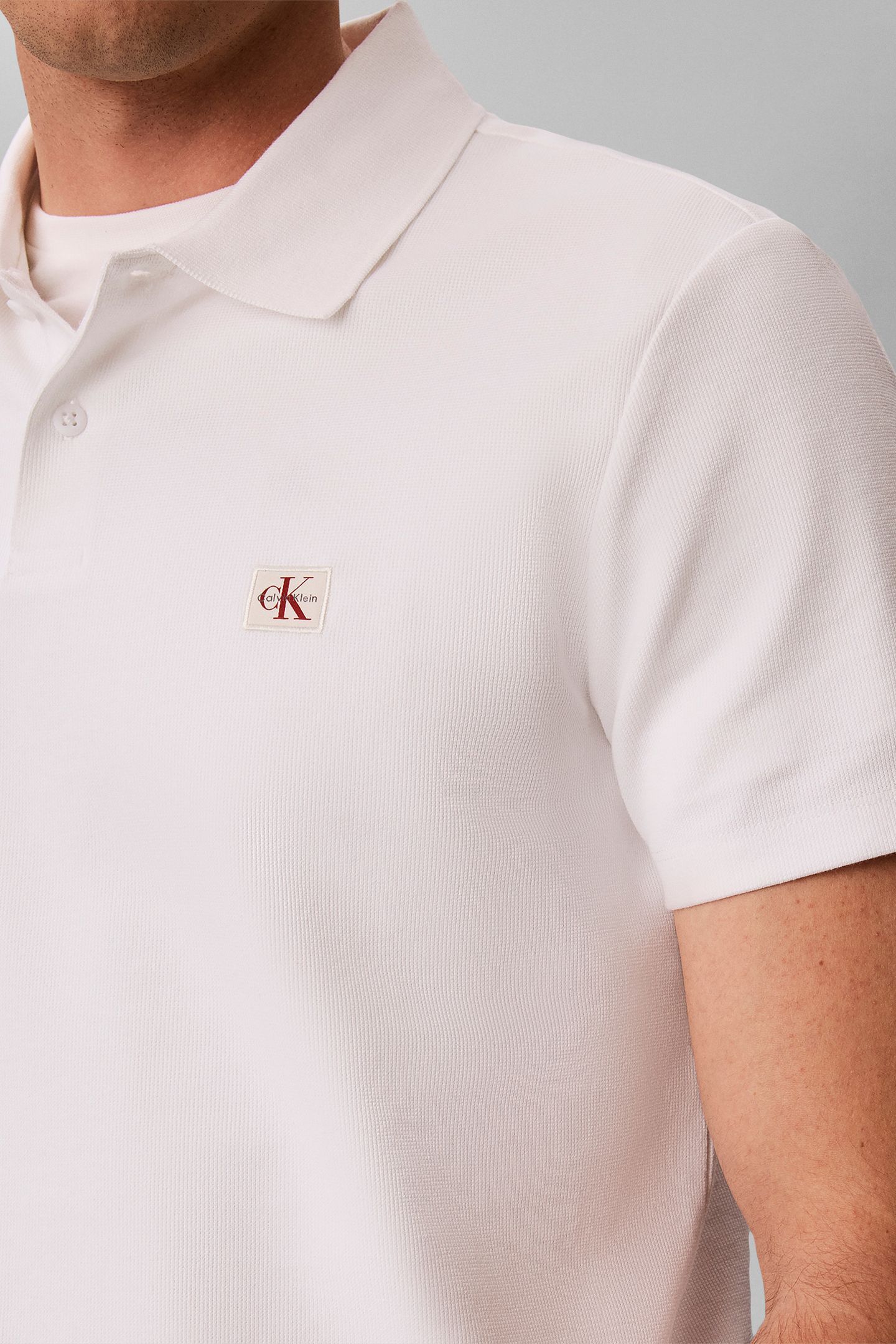 SHORT SLEEVE MICRO WAFFLE CLASSIC TEE BRIGHT WHITE 4