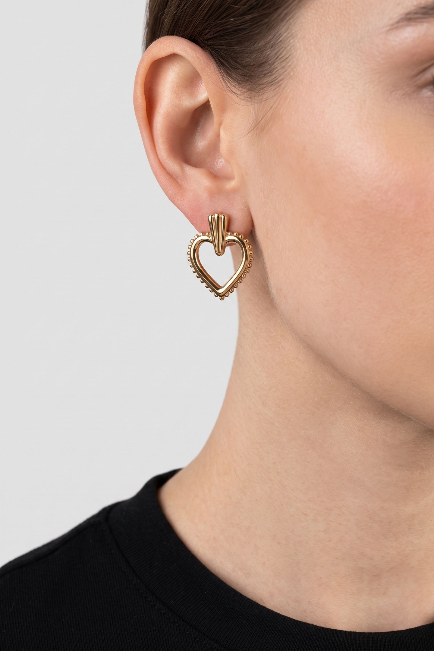 DARLING HEART OHRRINGE GOLD 1