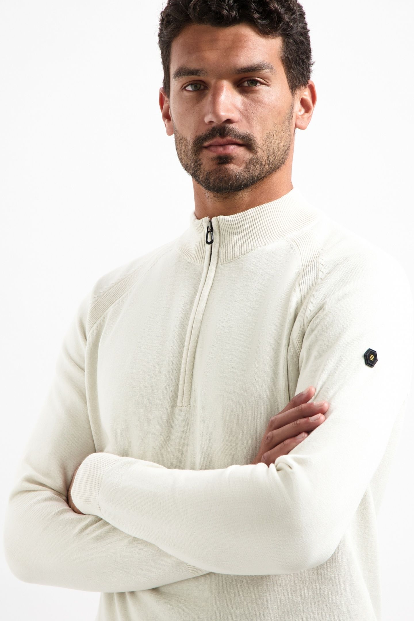 PULLOVER HALF ZIP HIGH COLLAR SOLID KIT 2