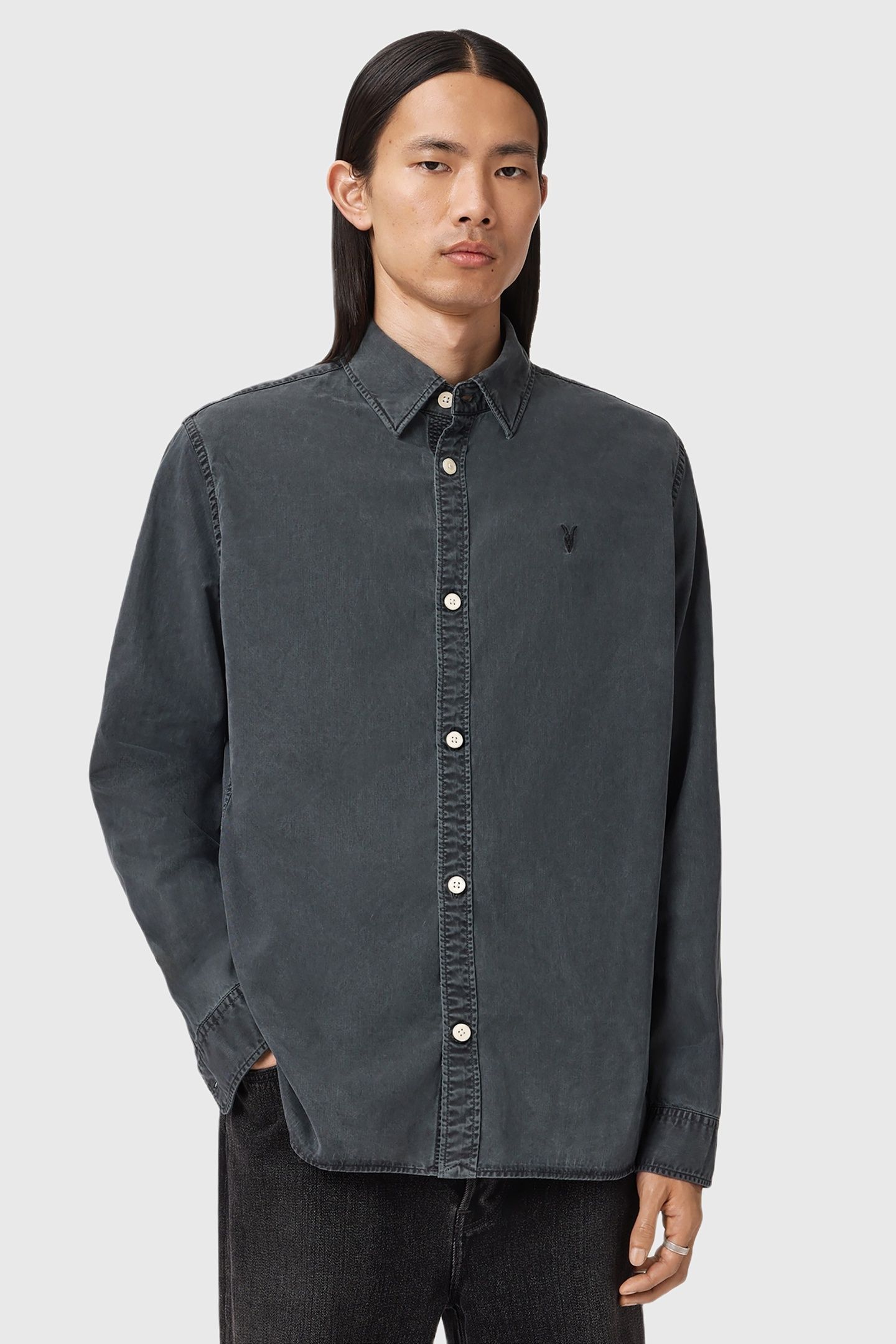 BODHI LS OVERSHIRT BLAINN BLACK 4
