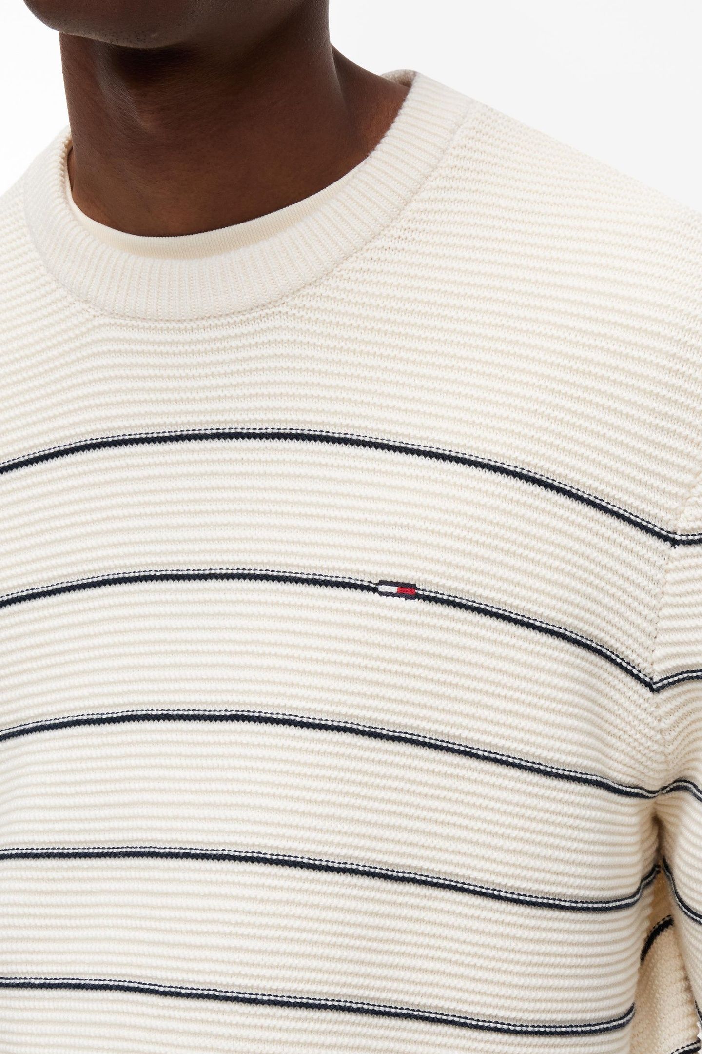 SLIM STRIPE SWEATER ANCIENT WHITE STRIPE 5
