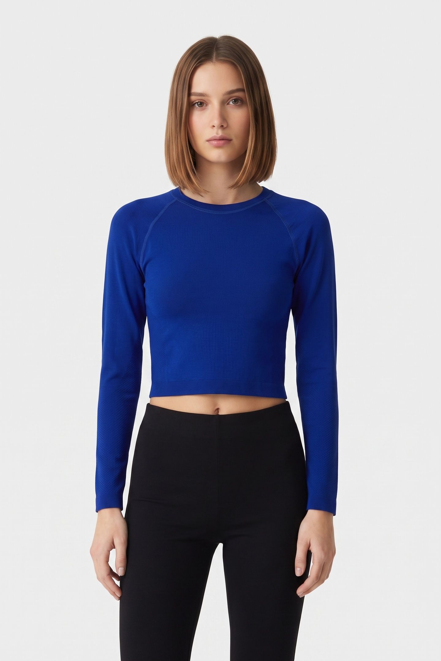 ROXY SEAMLESS LS BLUE 1