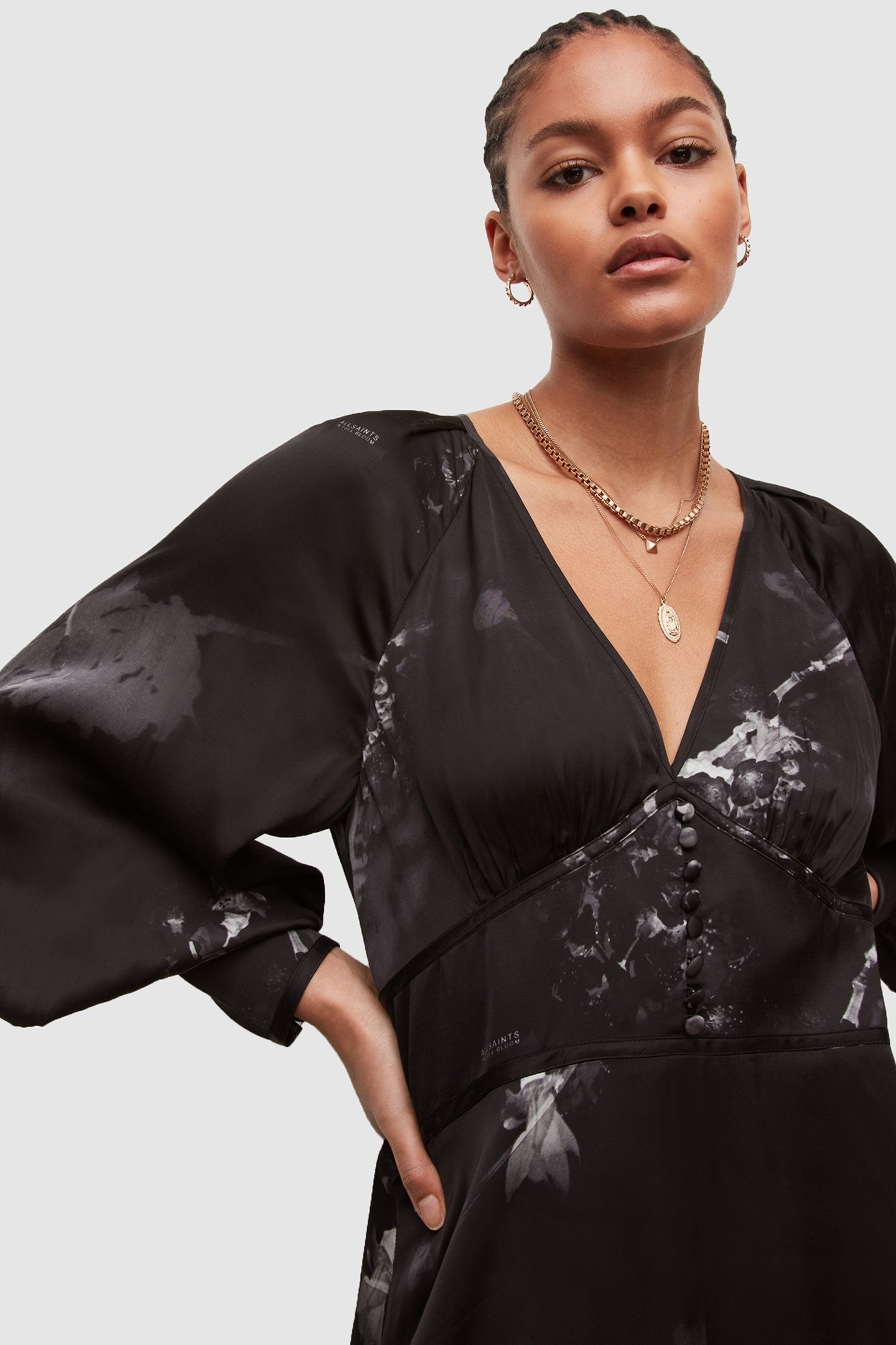 RENATA UME DRESS BLACK 6