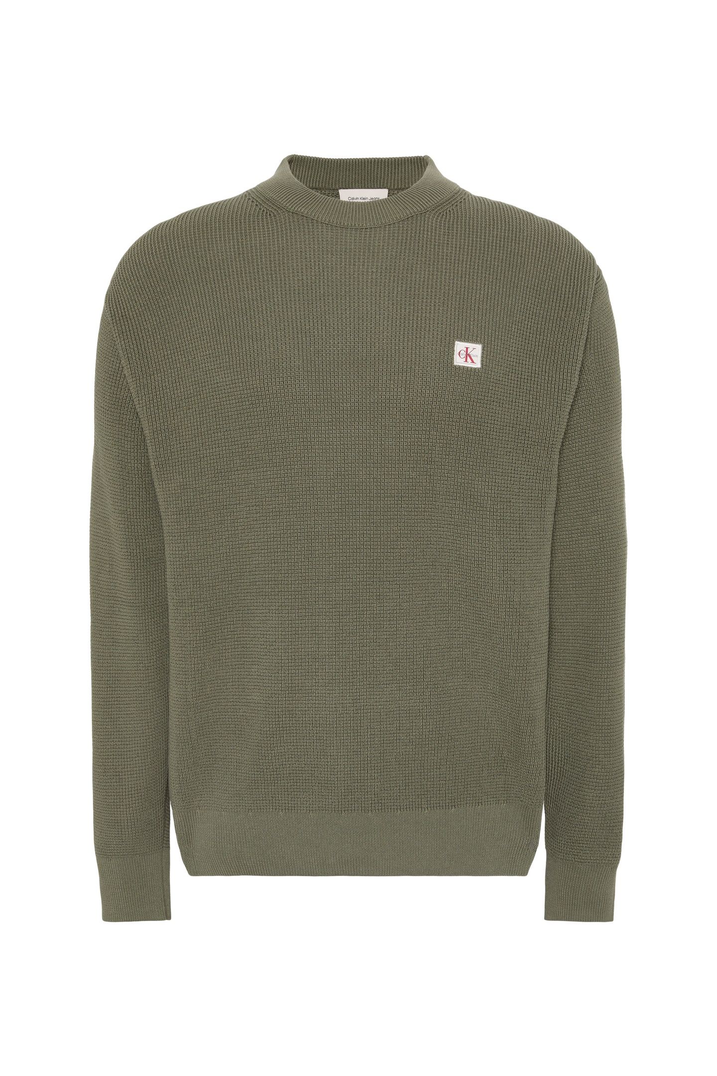 LONG SLEEVE EASY COTTON WAFFLE DUSTY OLIVE 4