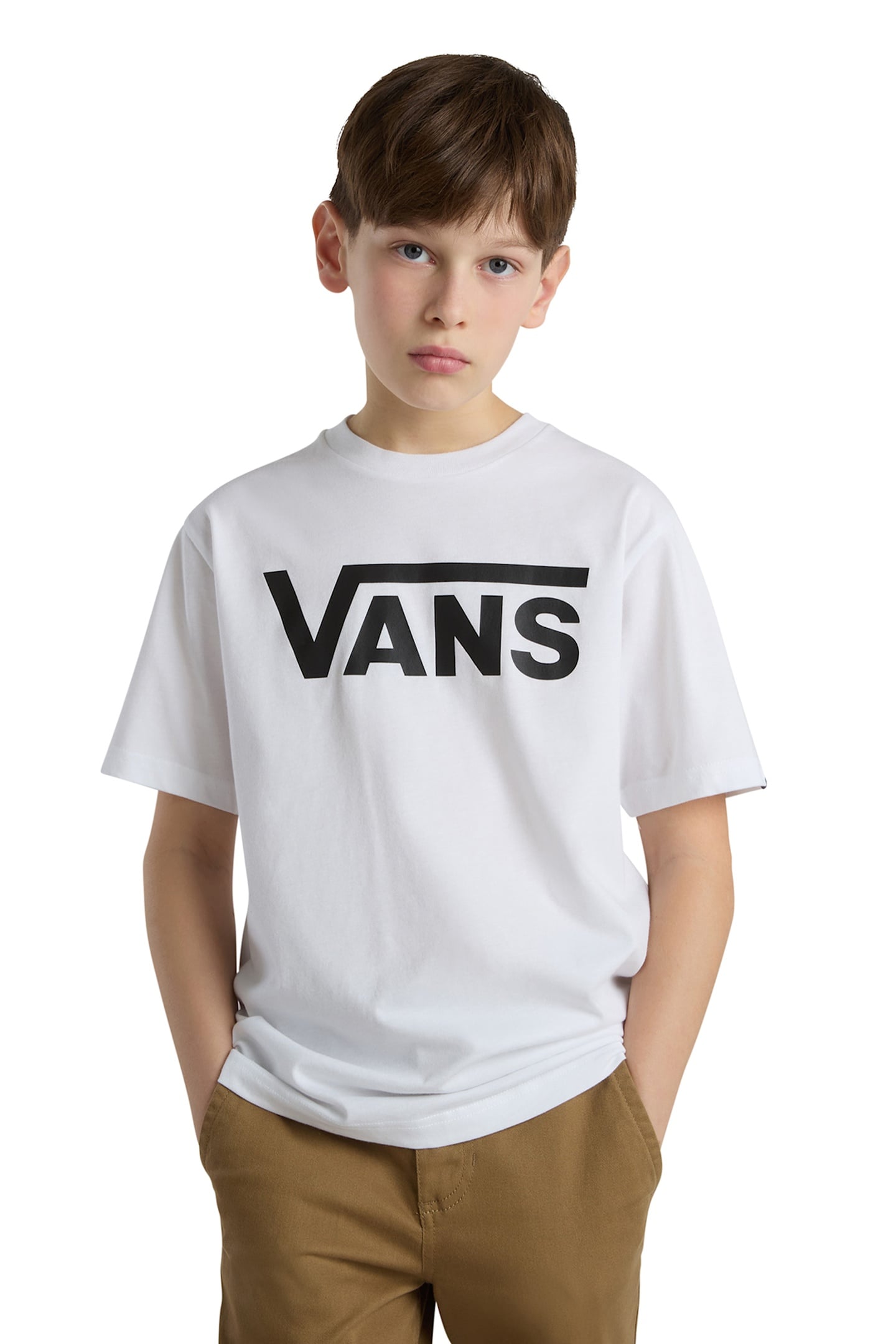 BOYS VANS CLASSIC WHITE 1