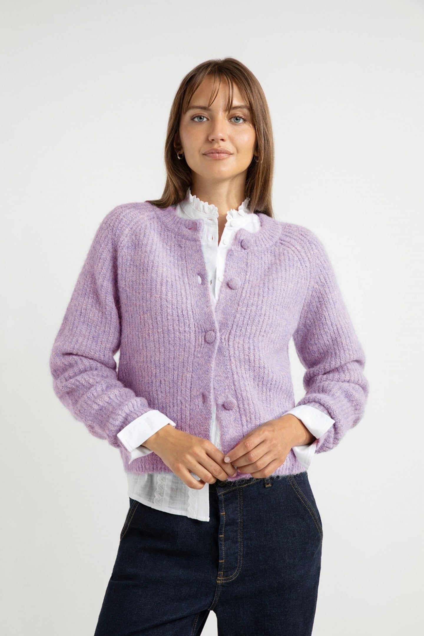 ABIGAIL CARDIGAN LILAC 3