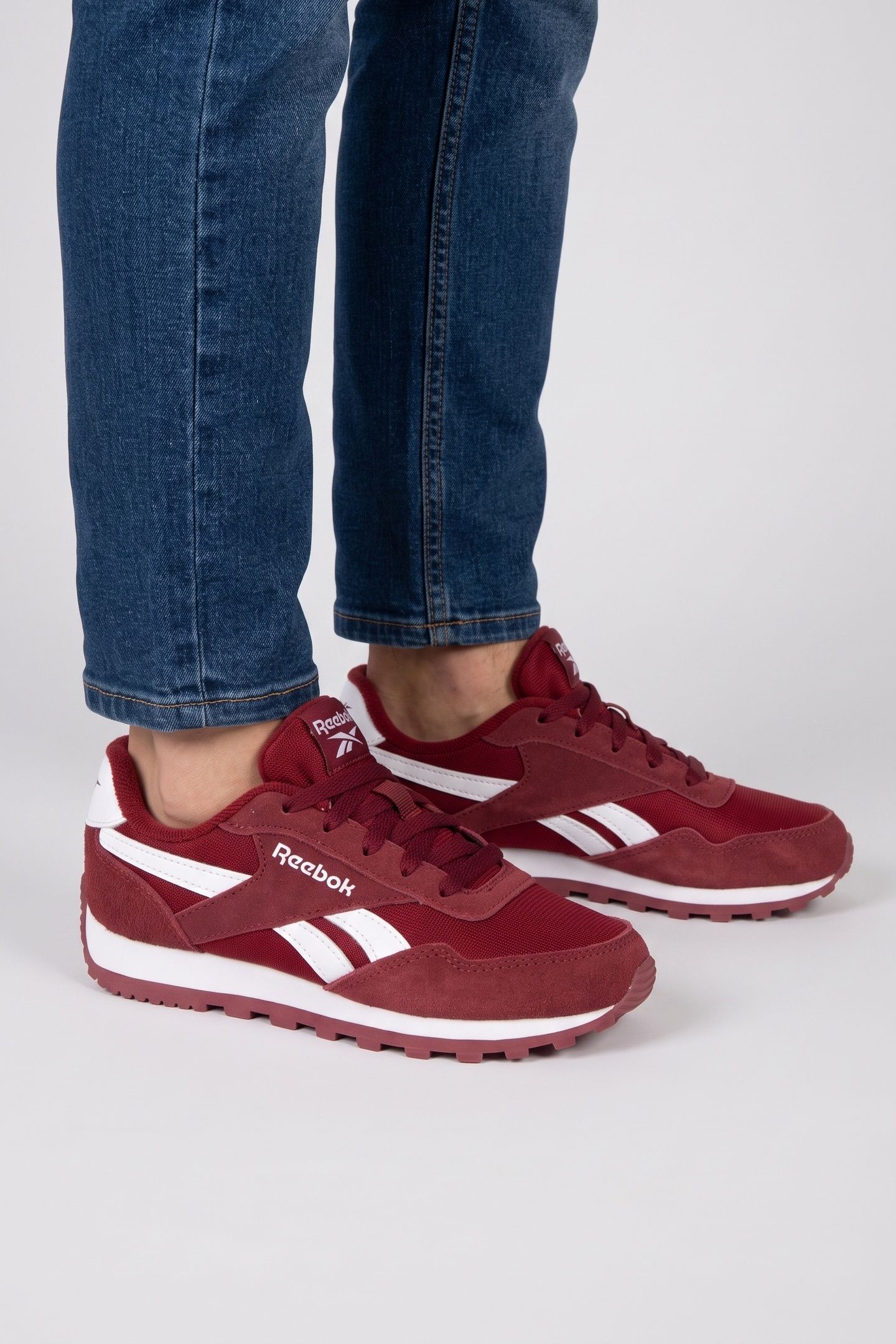 UNISEX REEBOK GLIDE LOW RETRORED/WHITE 3