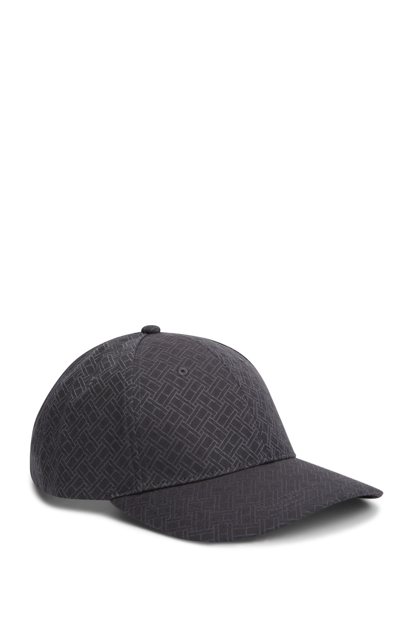 FLAG JACQUARD 6 PANEL CAP BLACK 1