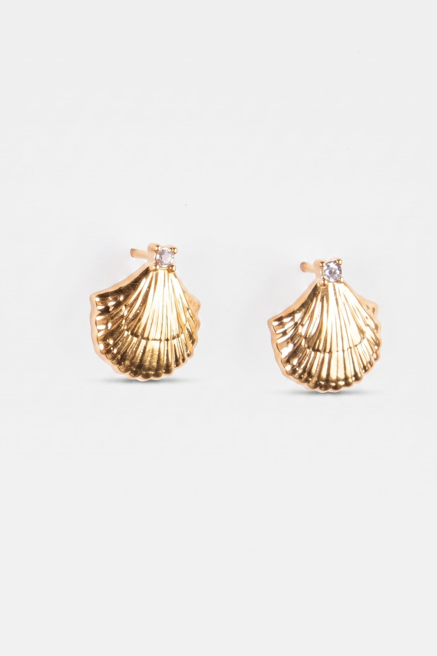 SMALL SHELL OHRRINGE GOLD 4