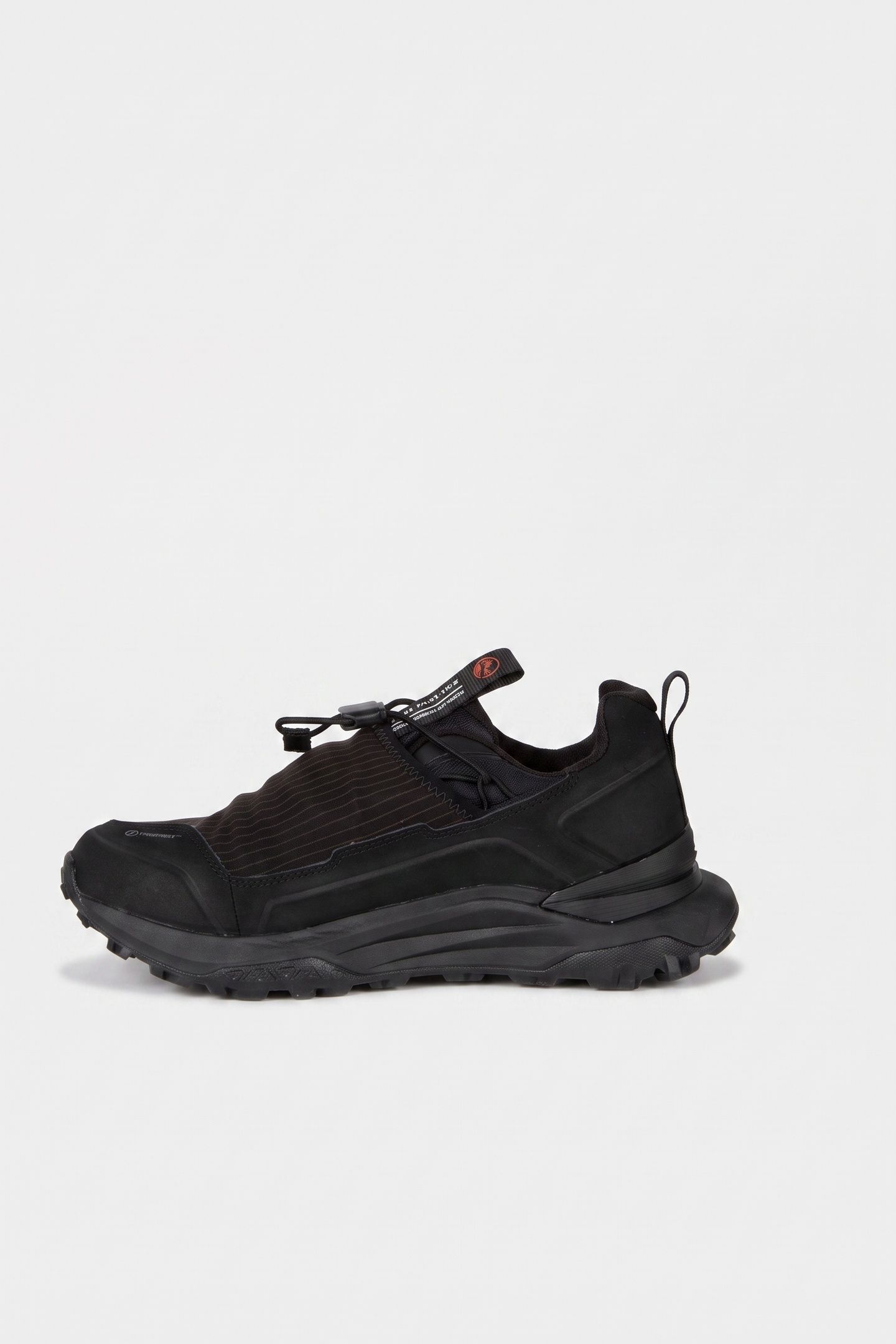 LOW LACE UP WATERPROOF SNEAKER BLACK 2