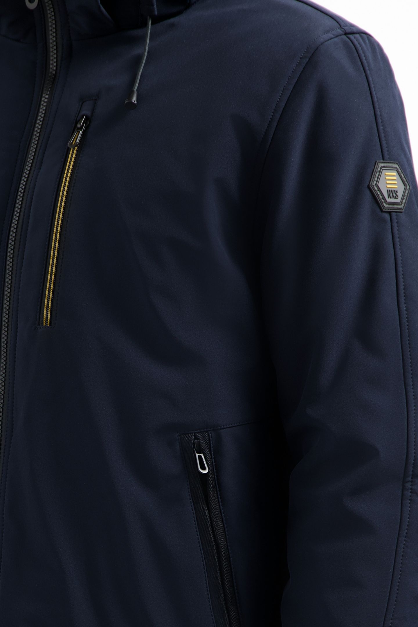 JACKET SHORT FIT HOODED SOFTSHELL STRETCH NIGHT 7