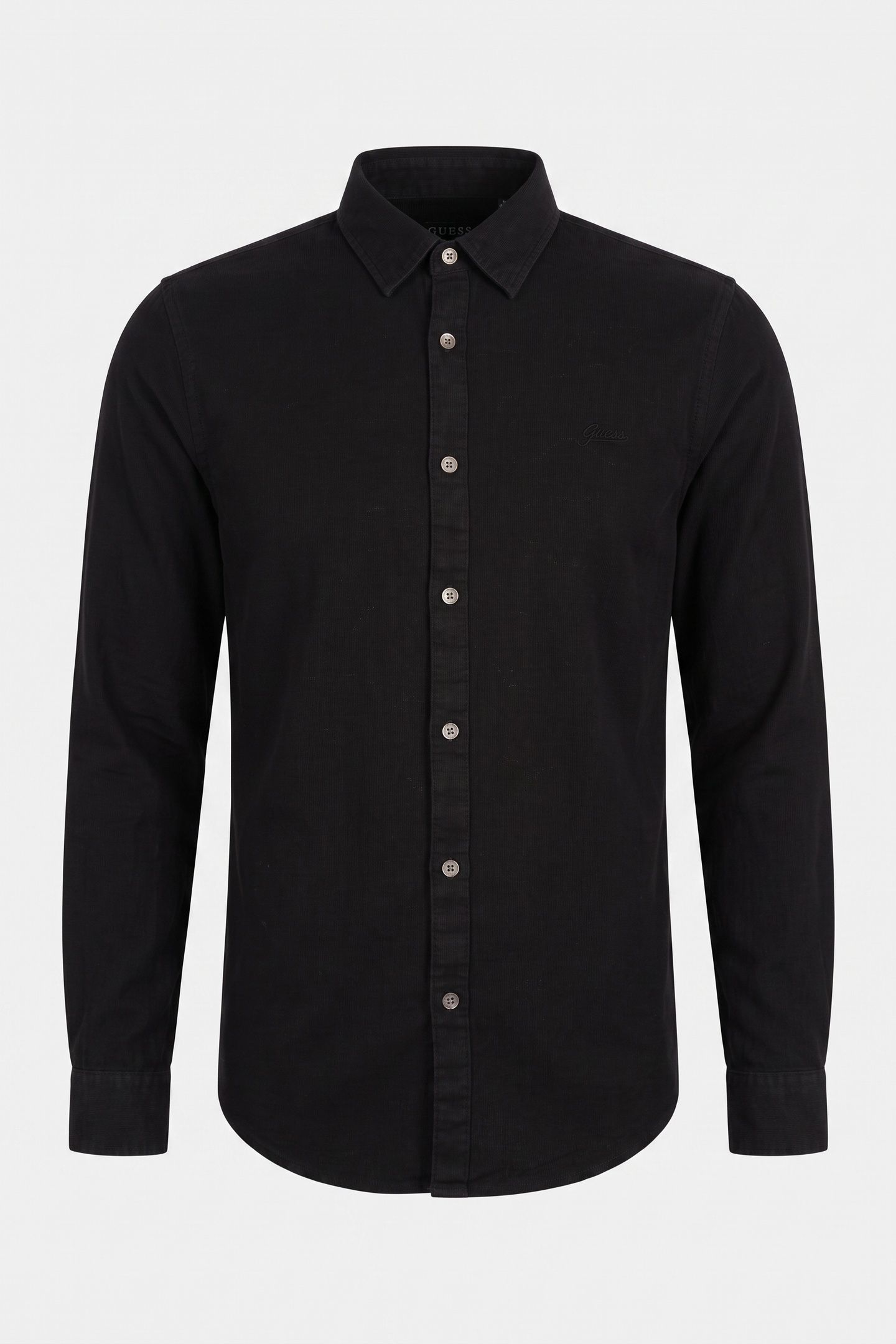 GUESS ECO LS SUNSET SHIRT JET BLACK A996 3