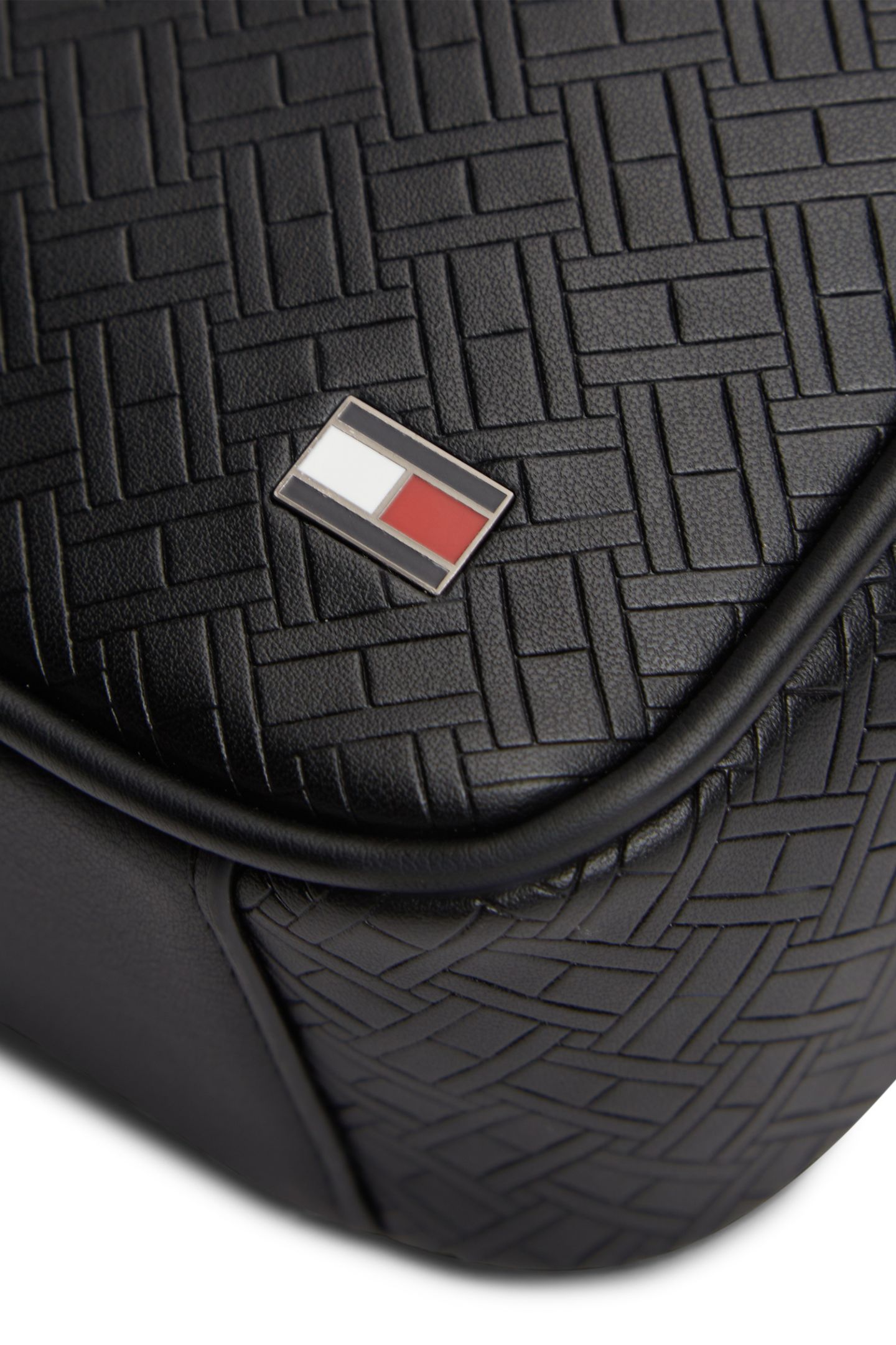 EMBOSSED FLAG MINI CROSSOVER BLACK 4