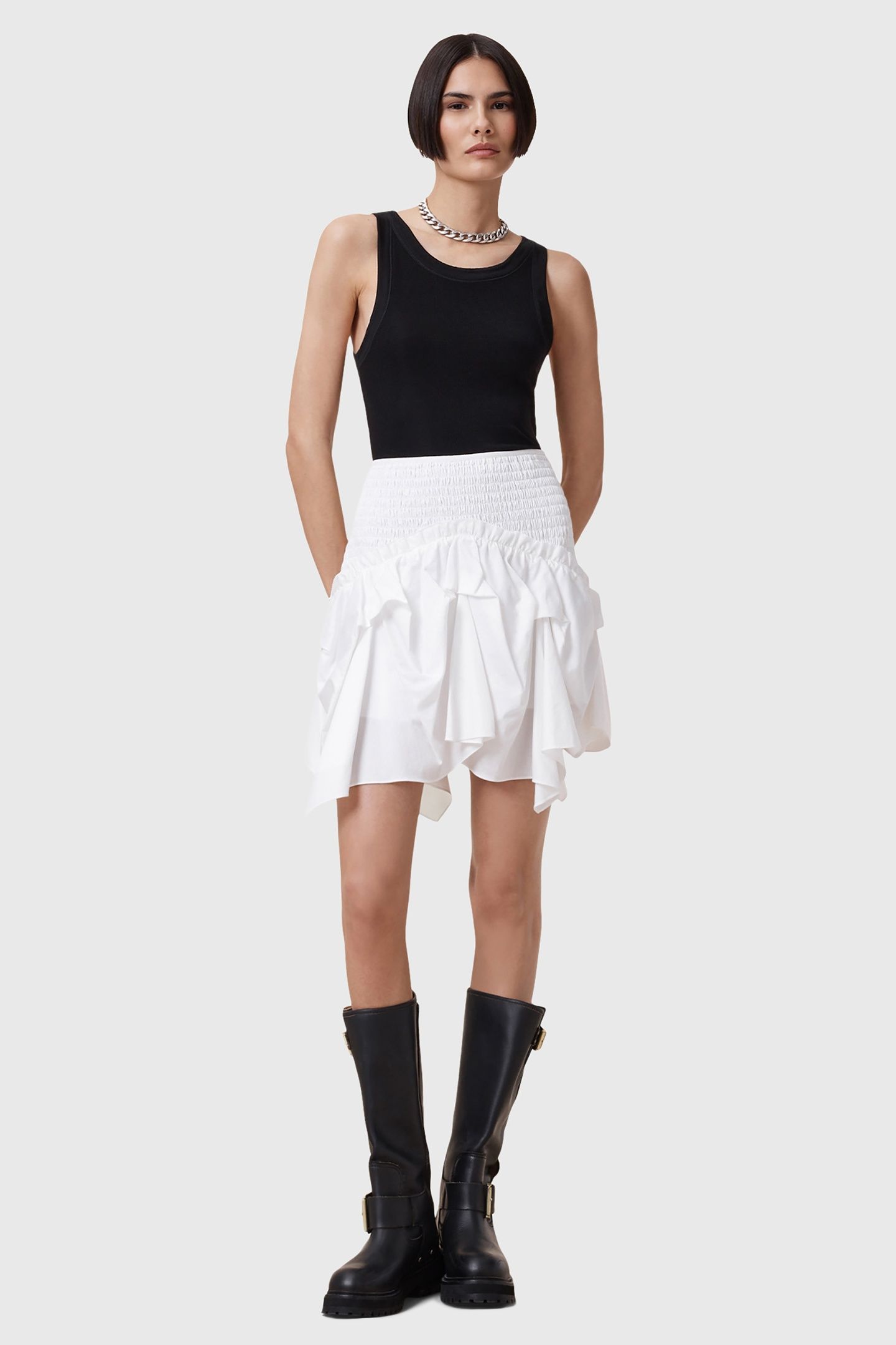 PALMER SKIRT CHALK WHITE 3