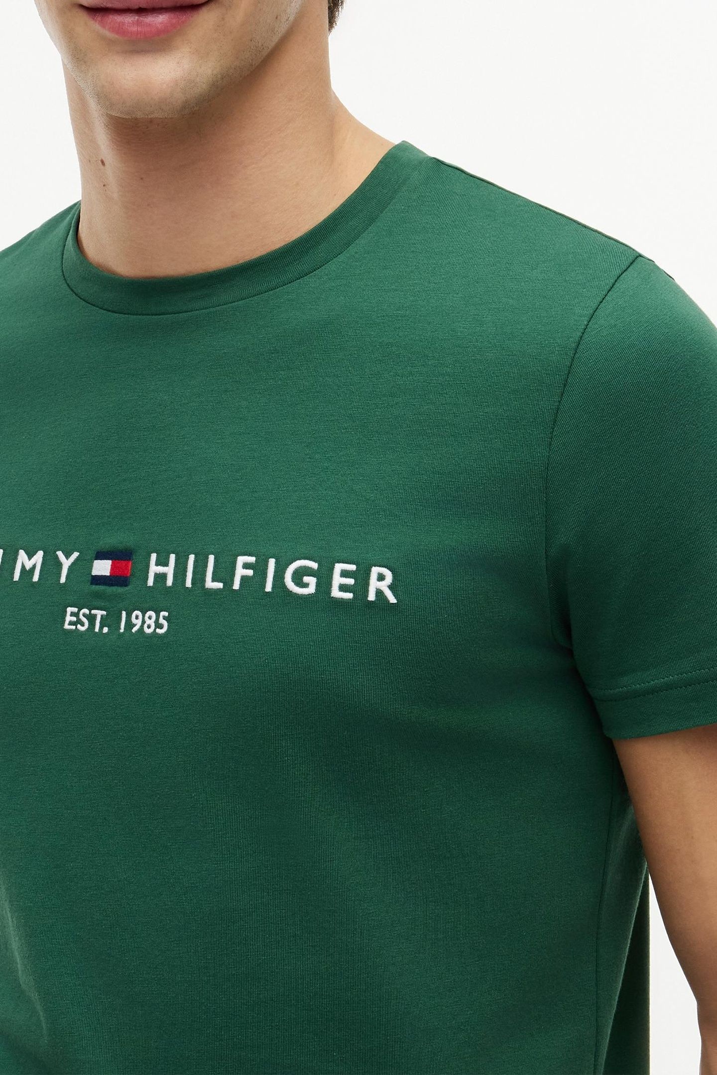 TOMMY LOGO TEE STREET GREEN 5