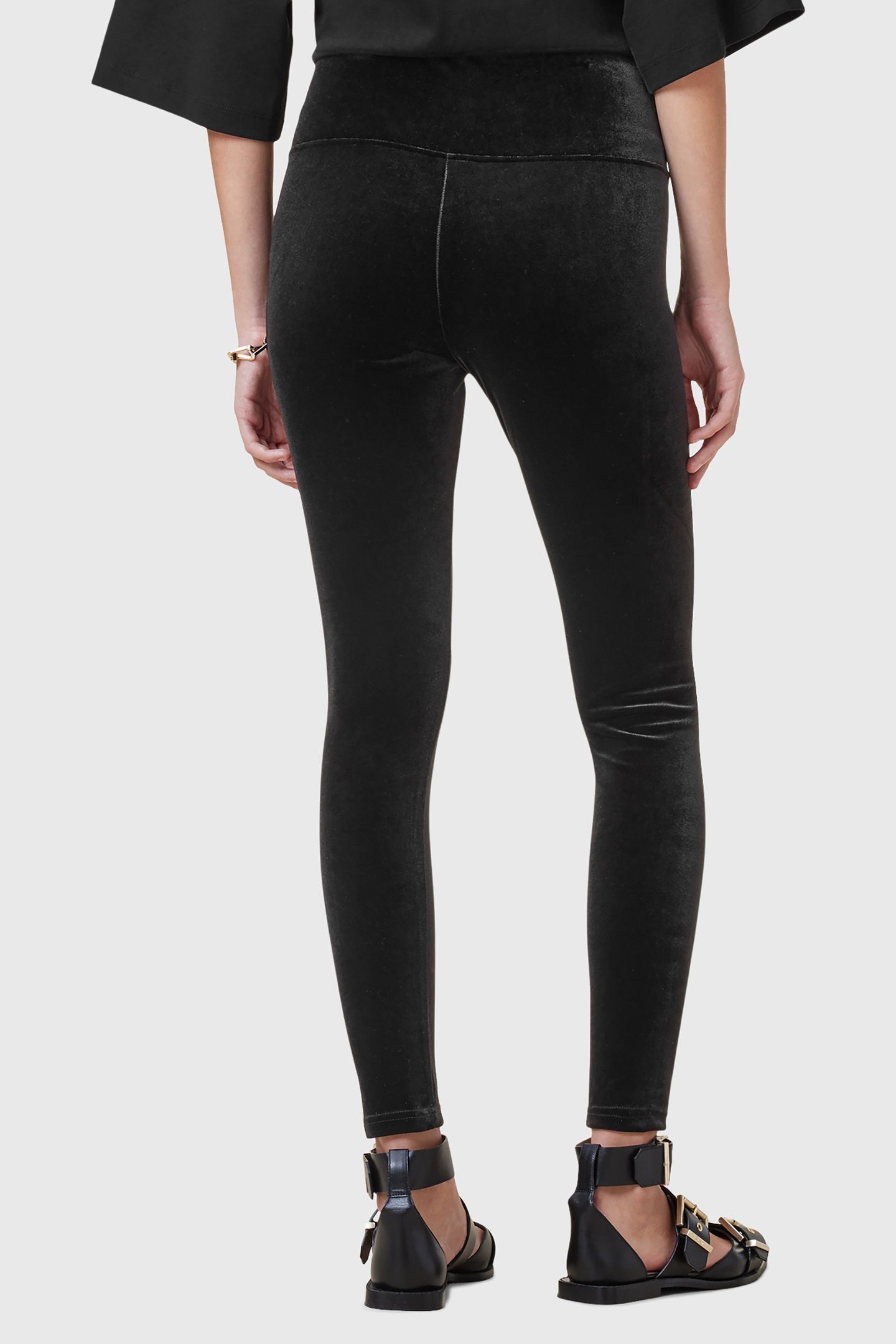 CORA VELVET LEGGING BLACK 4