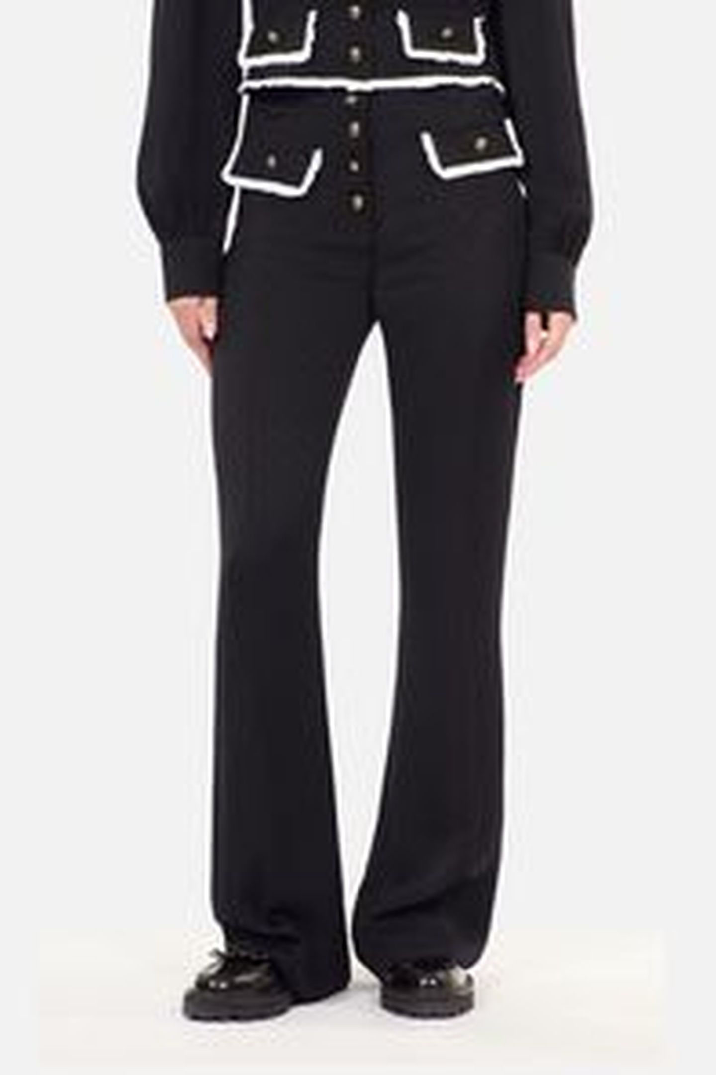JACQUARD TROUSERS BLACK 2