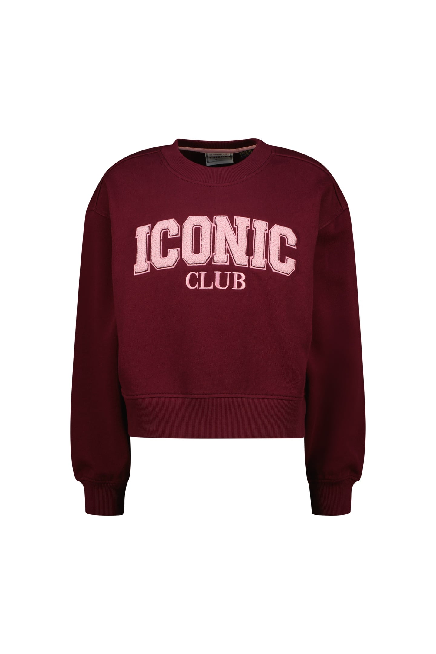 GIRLS NORALIE SWEATER BURGUNDY RED 1