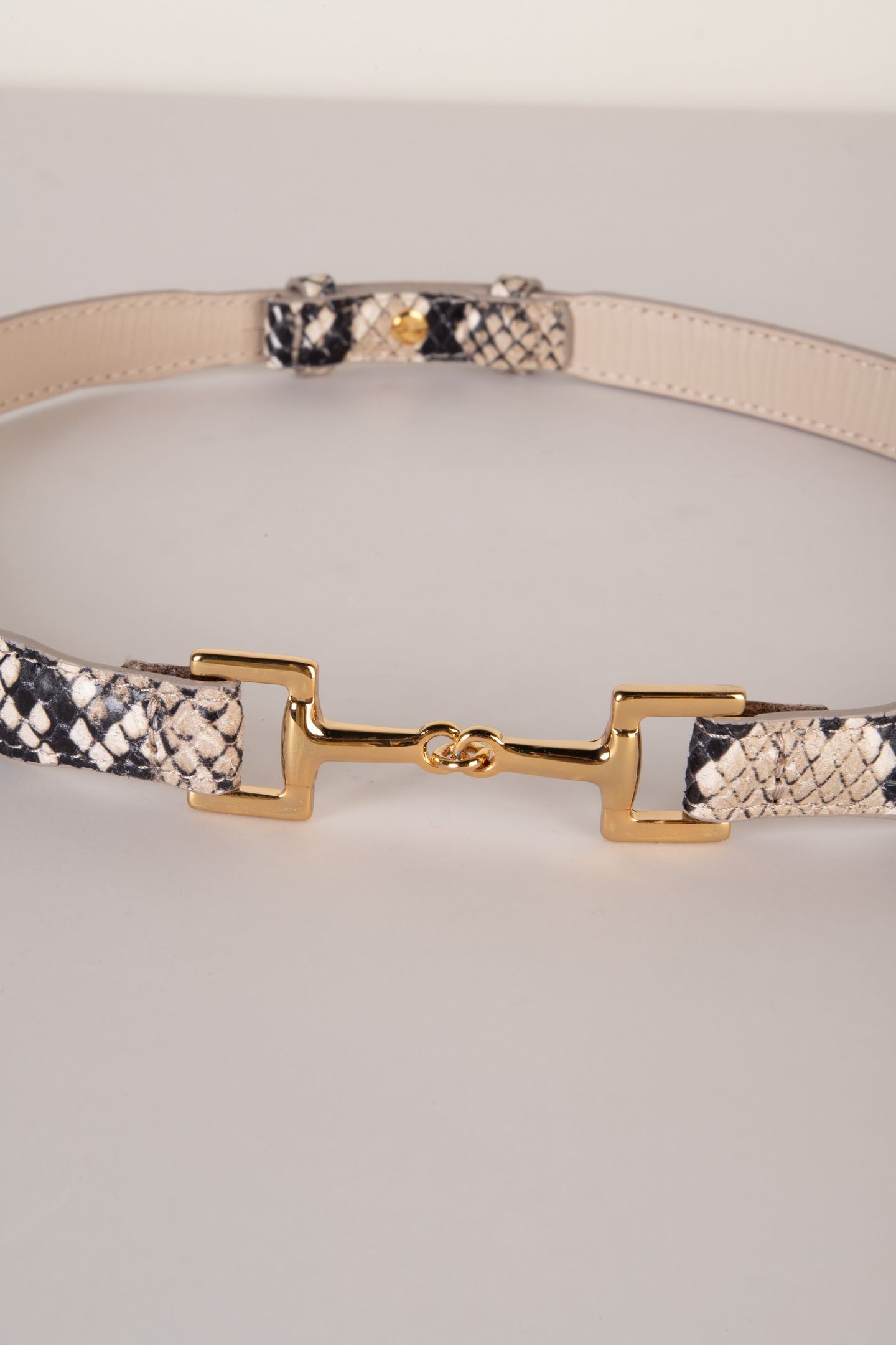 KAYLA BELT SNAKE BROWN 4
