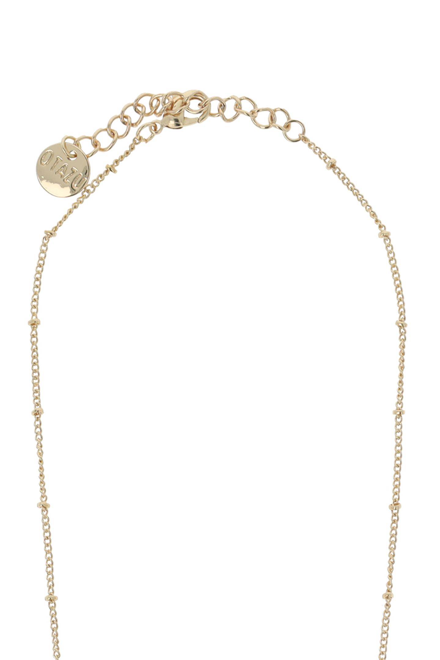 CLASSIC DROP NECKLACE TOPAZ GOLD, BROWN 3