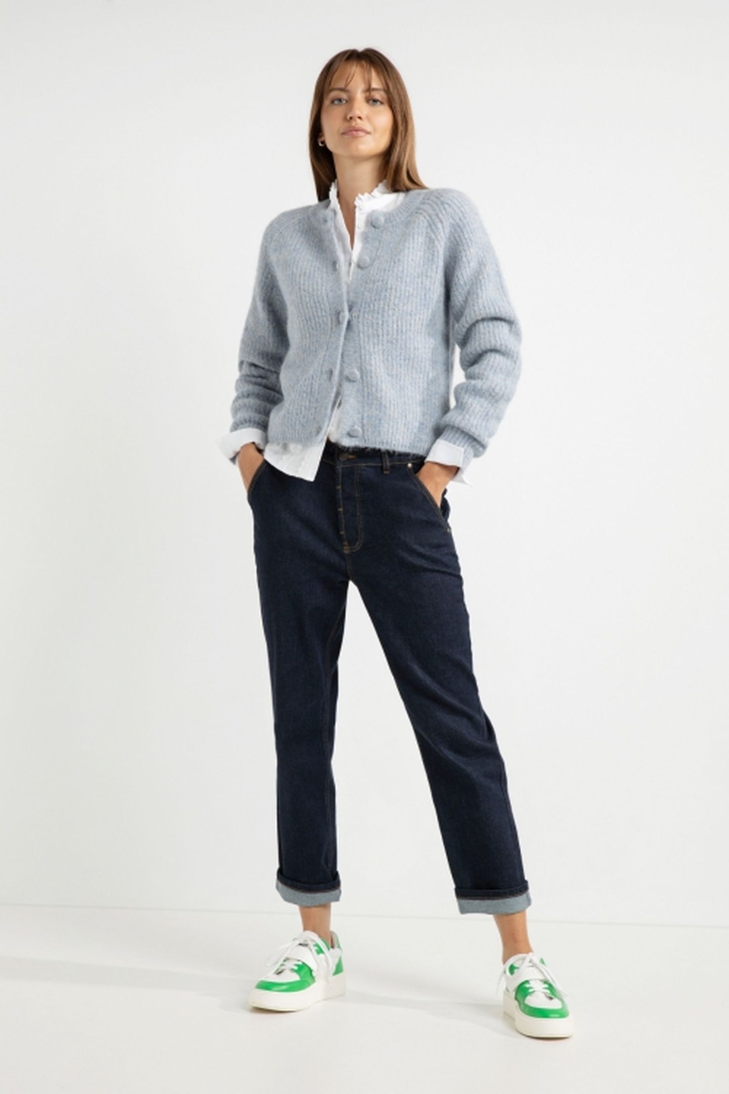 ABIGAIL CARDIGAN LIGHT BLUE 1