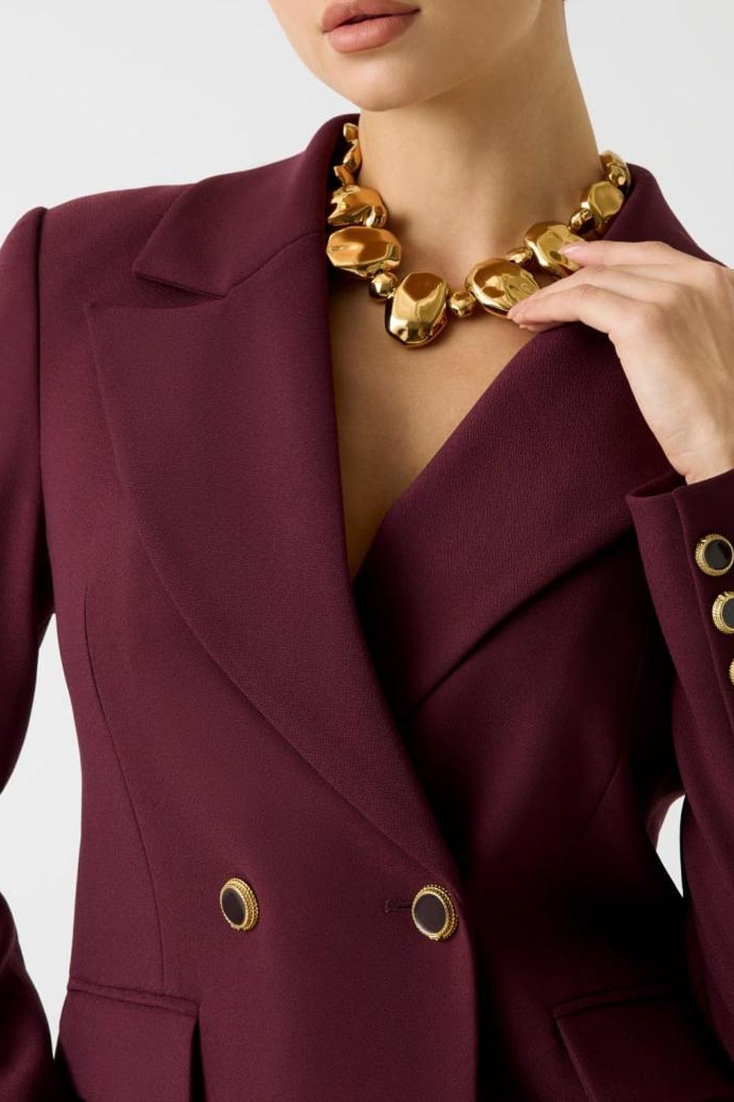 LIA FIT DOUBLE BRST REGAL PLUM 5