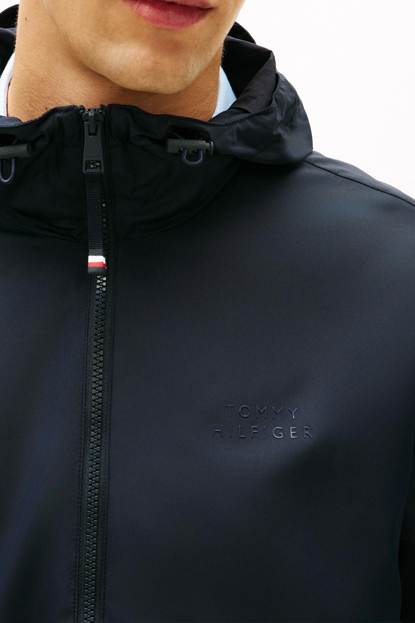 BRANDED HOODED JACKET DESERT SKY 6