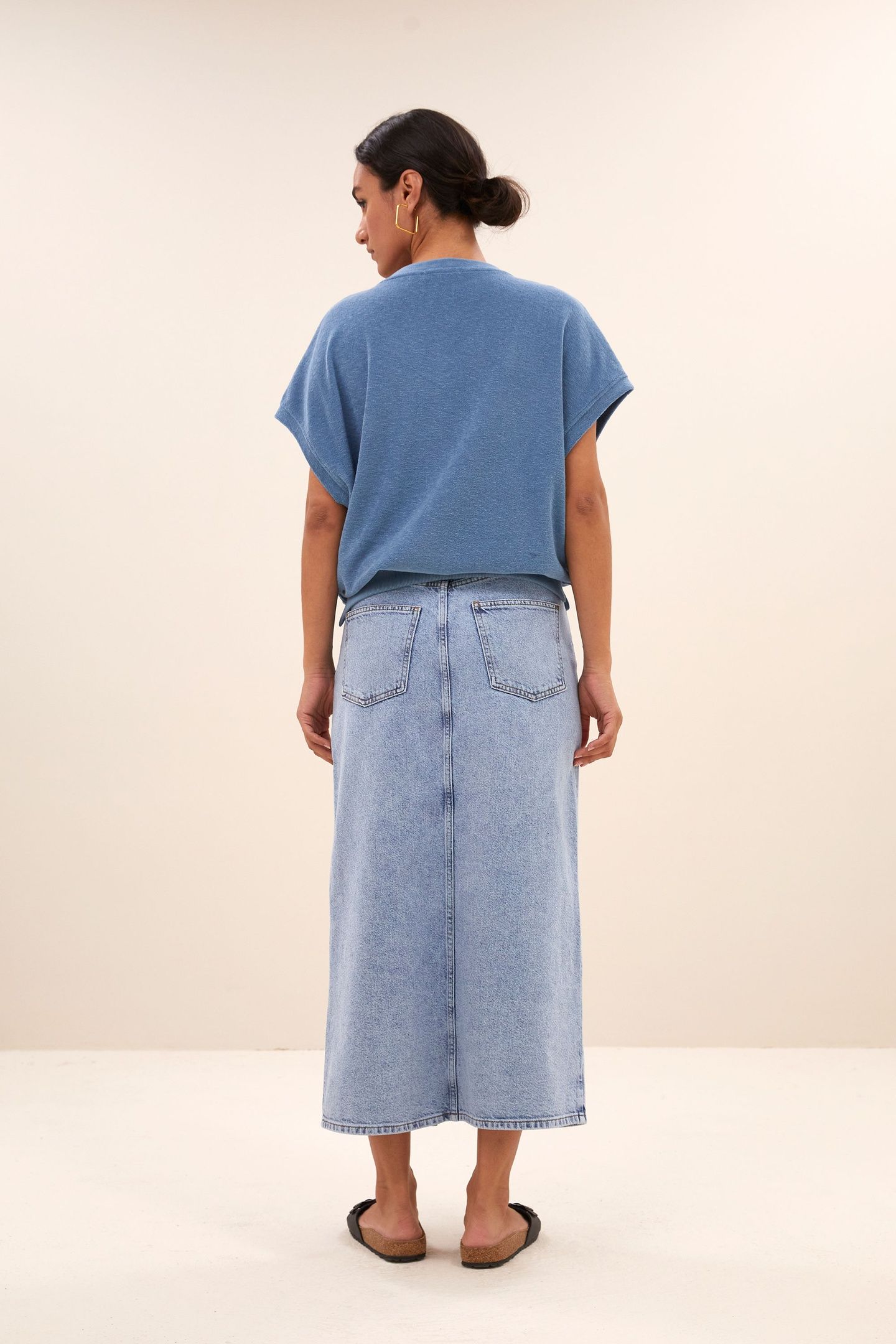 ELBA DENIM SKIRT LIGHT DENIM 3