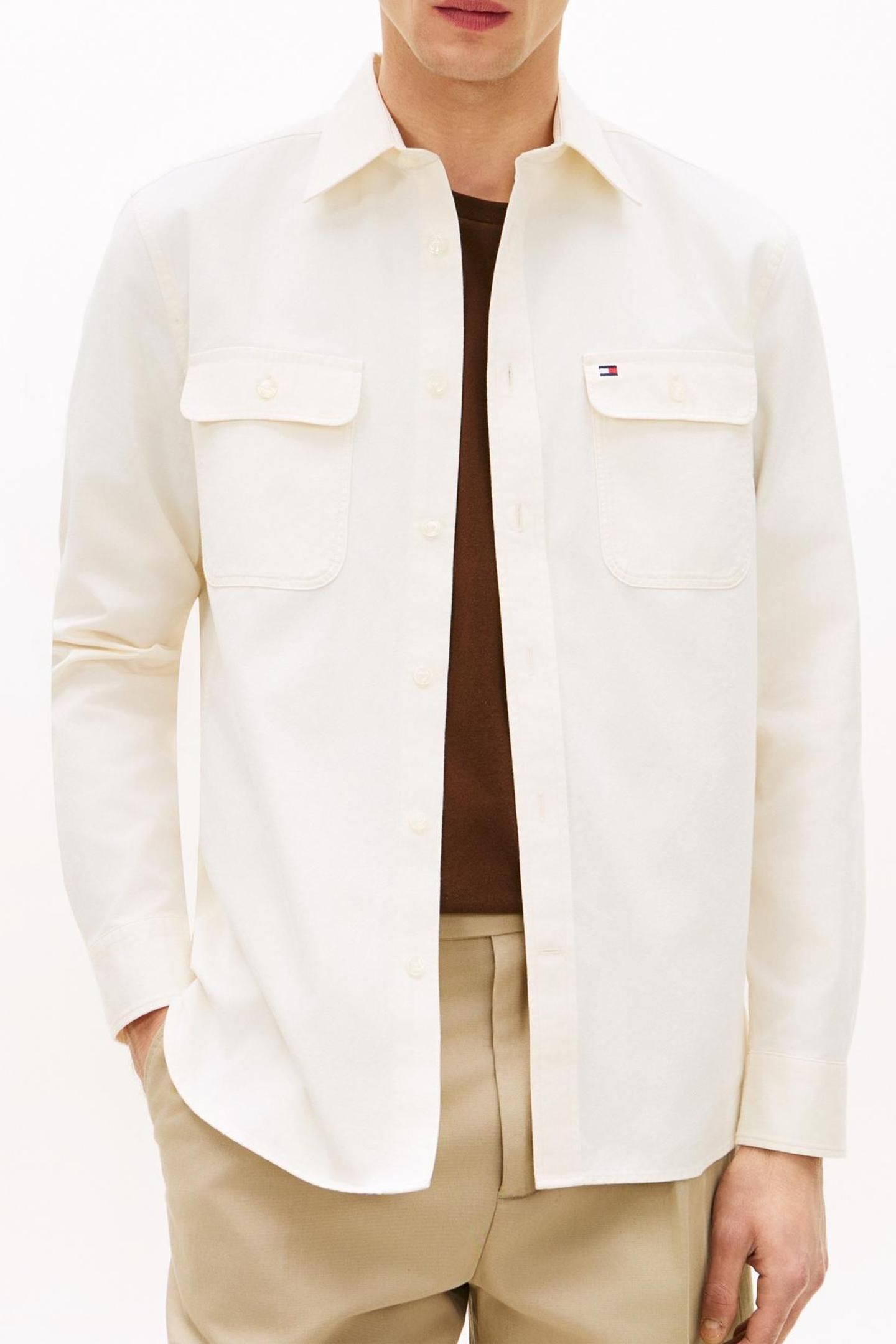 OVERSHIRT TWILL IVORY PETAL 3