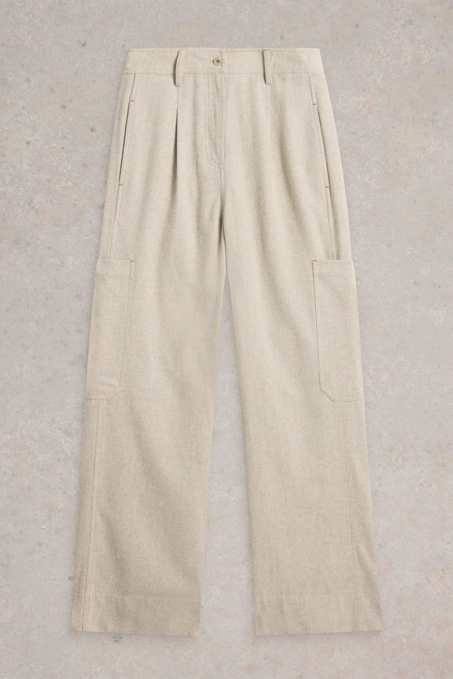 CARLIE TWEEDY CARGO TROUSER LIGHT NATURAL 5