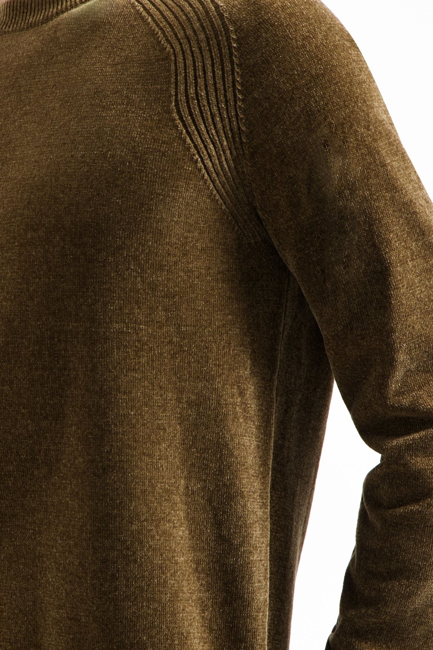 PULLOVER CREWNECK LIGHT WEIGHT CHENILLE TAUPE 7