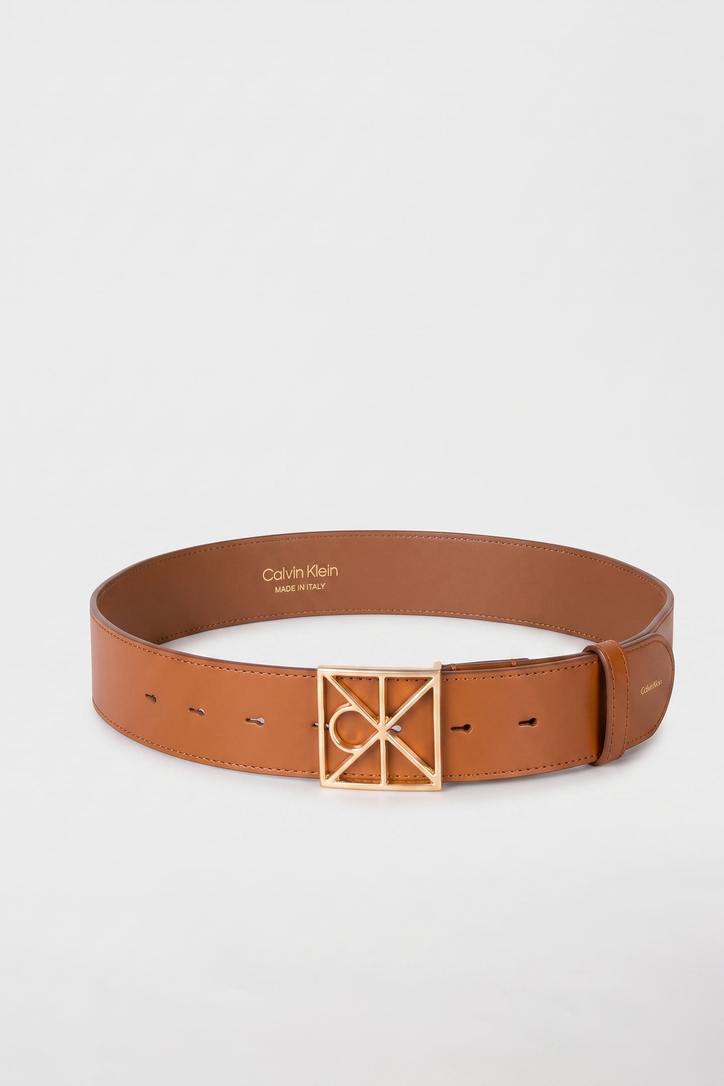EMBLEM BUCKLE 50MM SMOOTH BELT ARGAN OIL 2