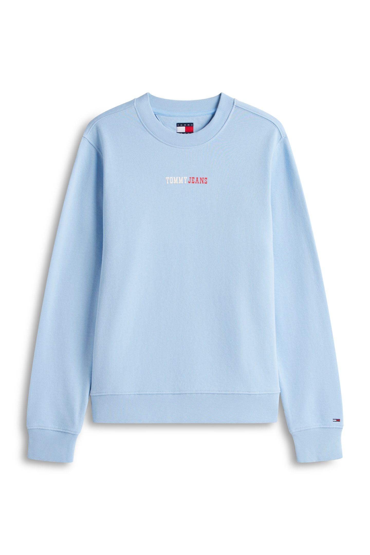 REGULAR ESS LOGO CREW LIGHT POWDERY BLUE 4