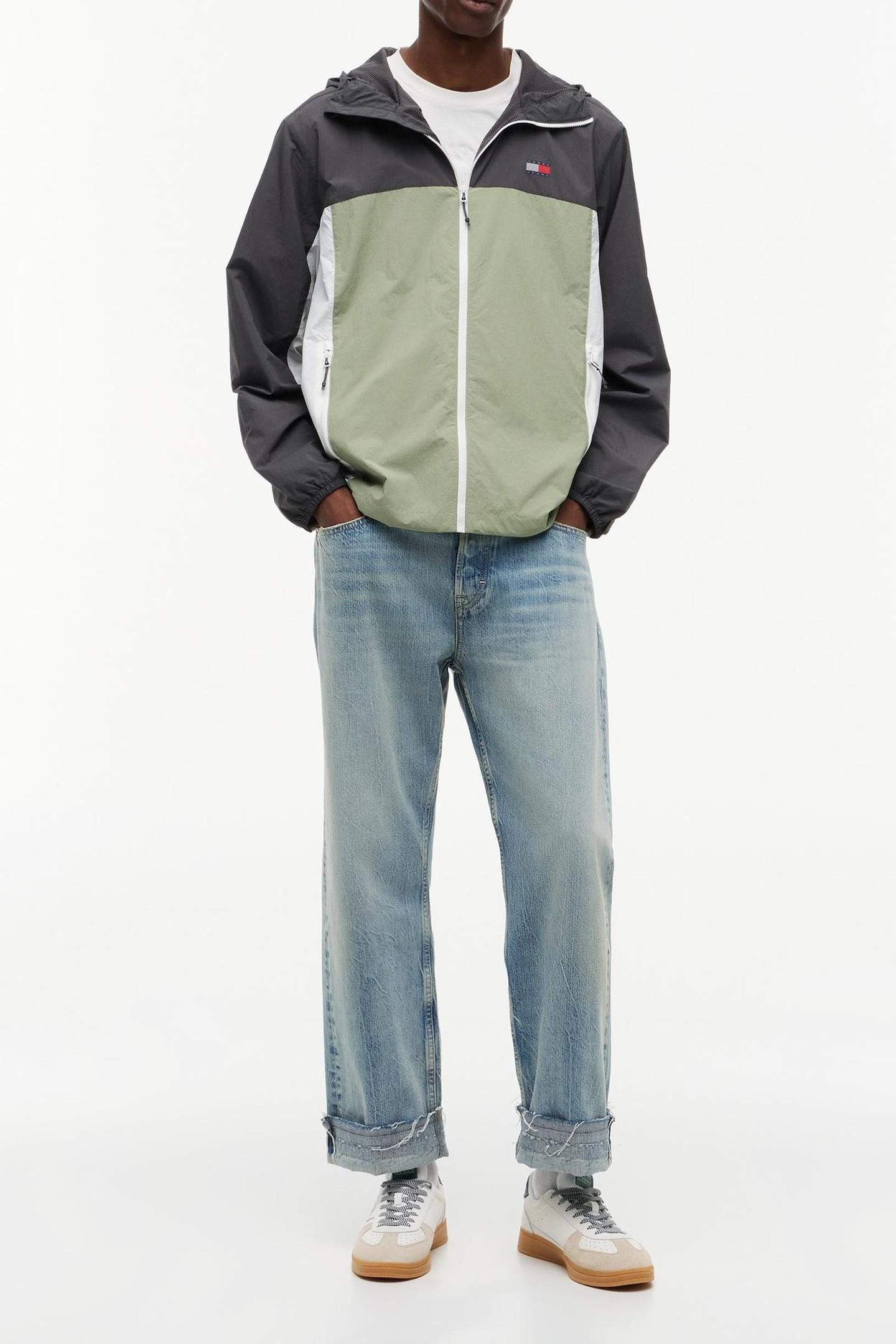 CHICAGO PACKABLE JACKET SPRING OLIVE MULTI 4