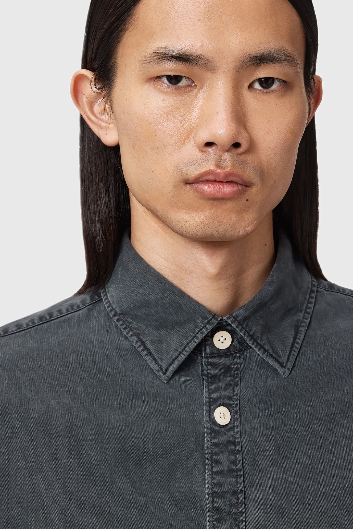 BODHI LS OVERSHIRT BLAINN BLACK 7