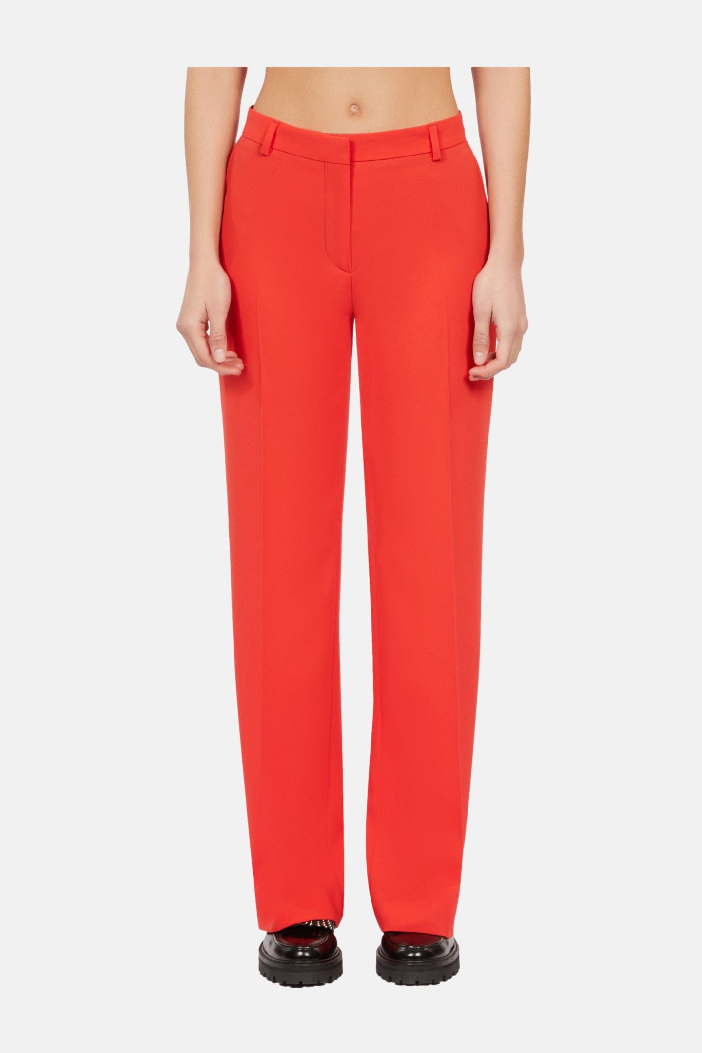 WIDE SUIT TROUSERS RED 3
