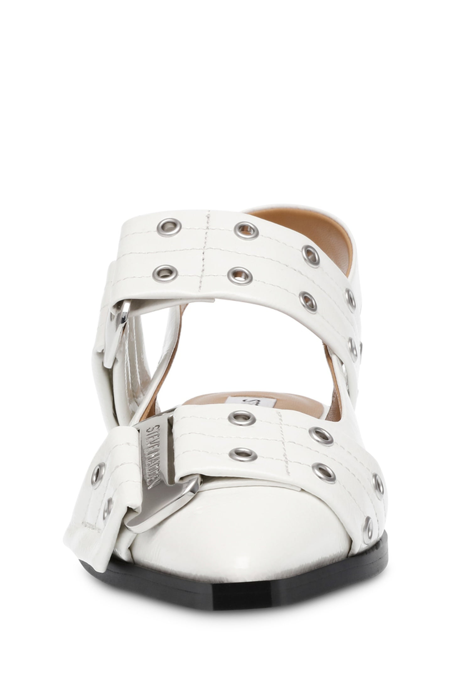 GRAND AVE FLAT SHOES WHITE PATENT 6